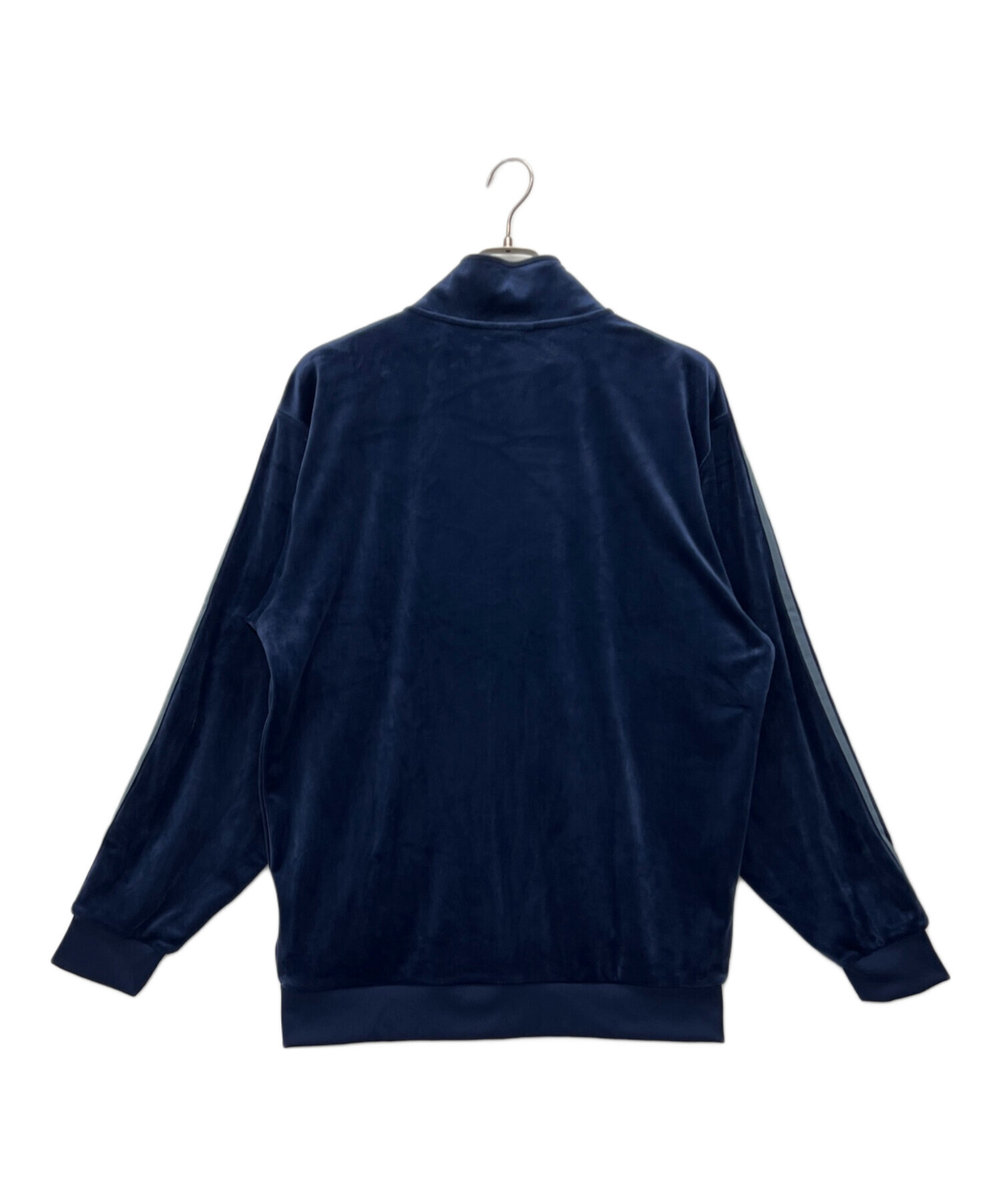 adidas originalsダークブルー ベロア トラックジャケットSサイズ 中古・古着通販】adidas (アディダス) ベロアトラックジャケット