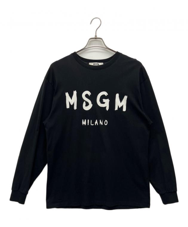 中古・古着通販】MSGM (エムエスジーエム) 長袖Tシャツ ブラック 