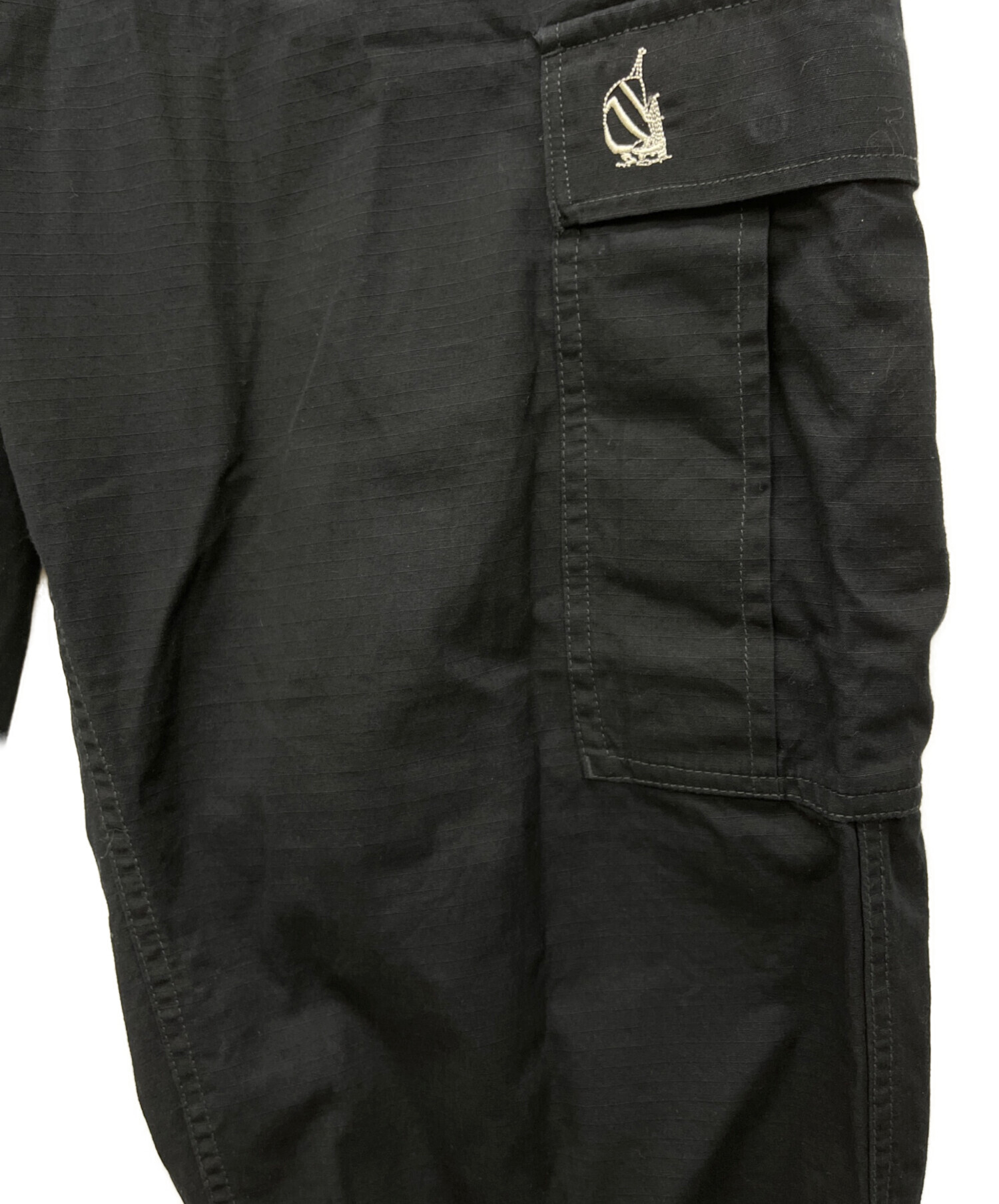 中古・古着通販】NAUTICA (ノーティカ) カーゴパンツ ブラック サイズ 