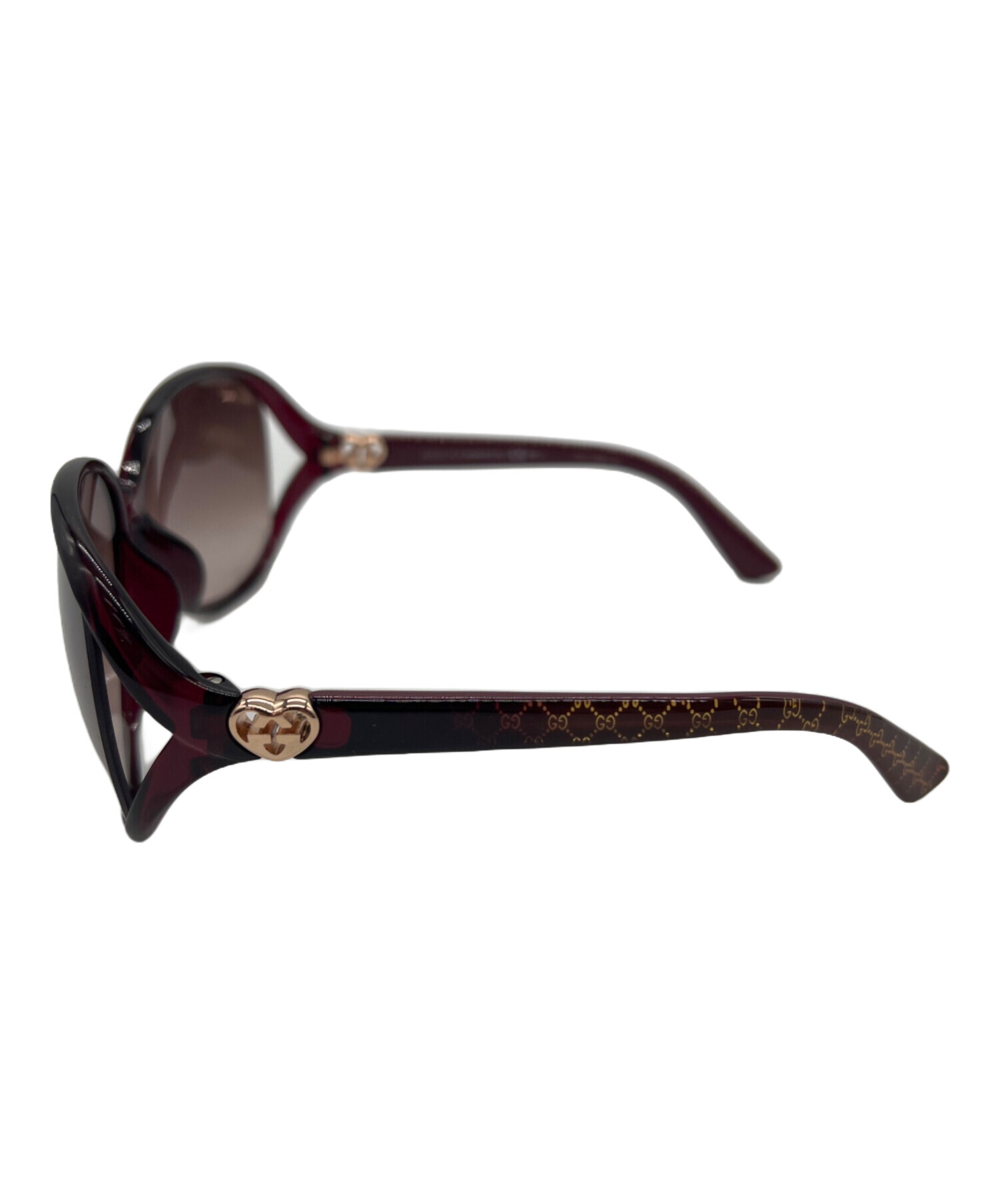 管理番号26602GUCCIグッチ未使用サングラス男女兼用 中古・古着通販】GUCCI (グッチ) サングラス レッド×ゴールド サイズ