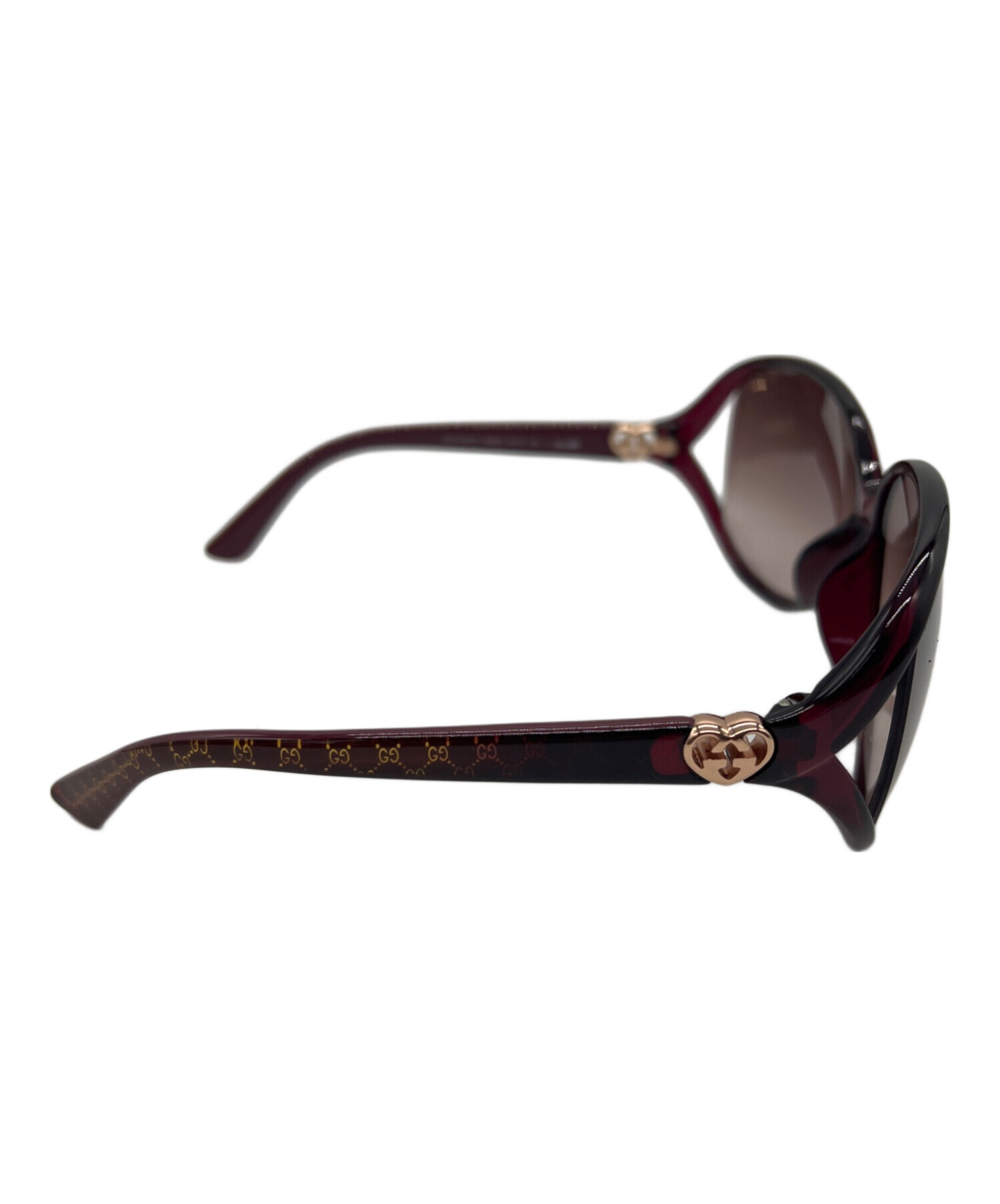 管理番号26602GUCCIグッチ未使用サングラス男女兼用 中古・古着通販】GUCCI (グッチ) サングラス レッド×ゴールド サイズ