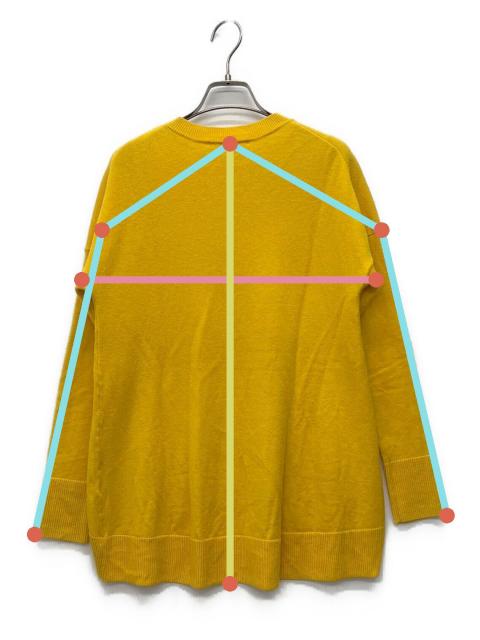 中古・古着通販】ENFOLD (エンフォルド) 厚手ニット イエロー サイズ