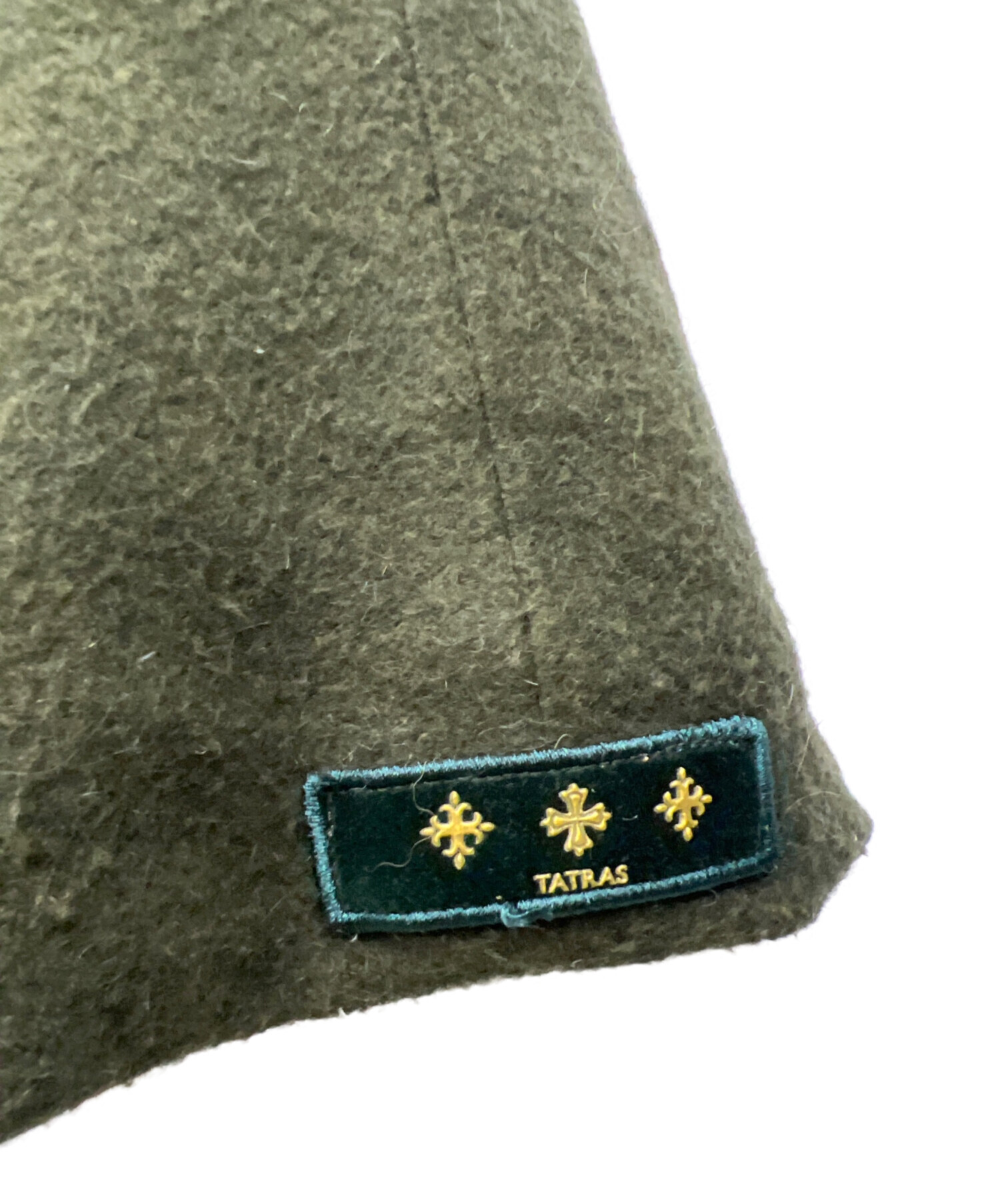 中古・古着通販】TATRAS (タトラス) ダウンポンチョ オリーブ サイズ