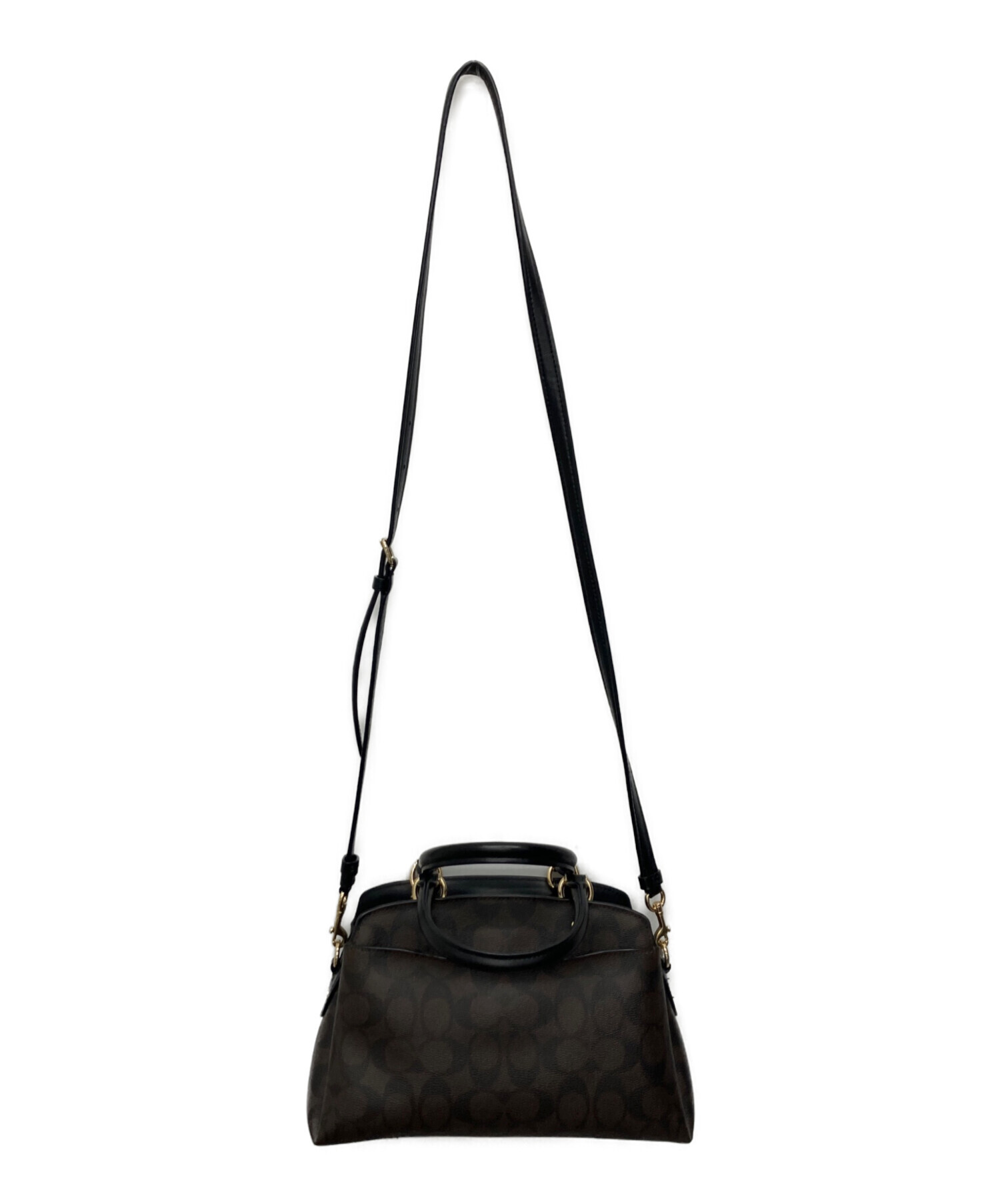 中古・古着通販】COACH (コーチ) ミニ リリー キャリーオール ブラウン 