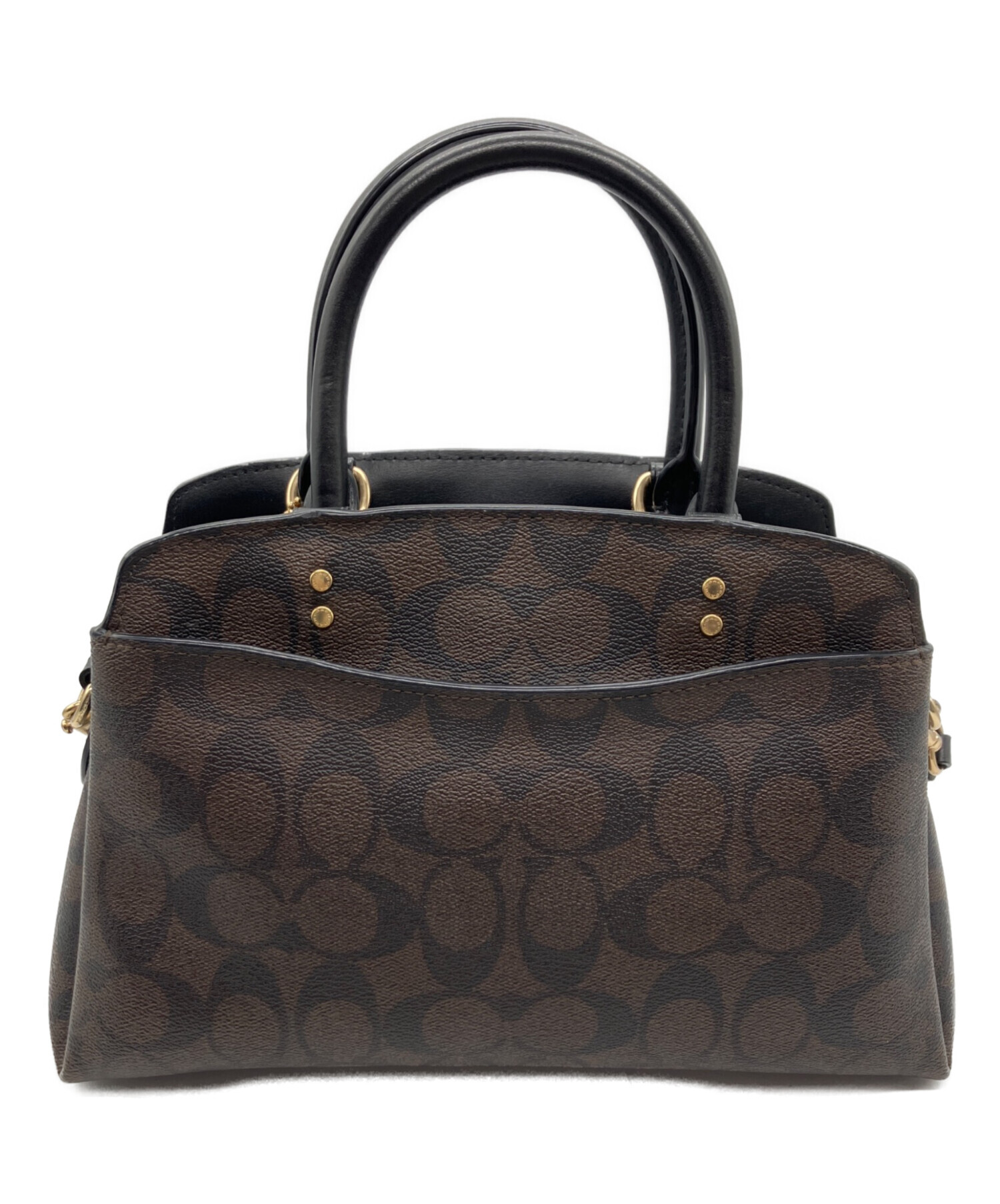 中古・古着通販】COACH (コーチ) ミニ リリー キャリーオール ブラウン 