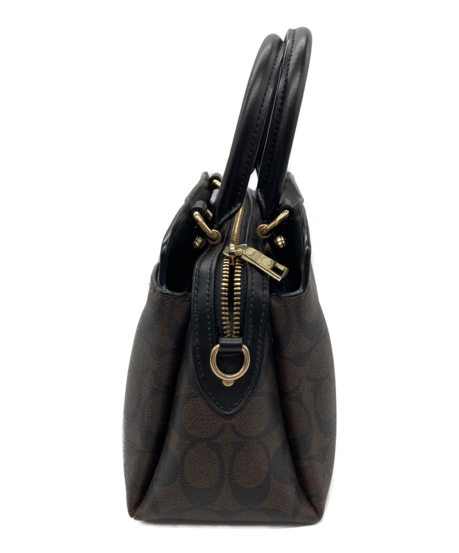 中古・古着通販】COACH (コーチ) ミニ リリー キャリーオール ブラウン