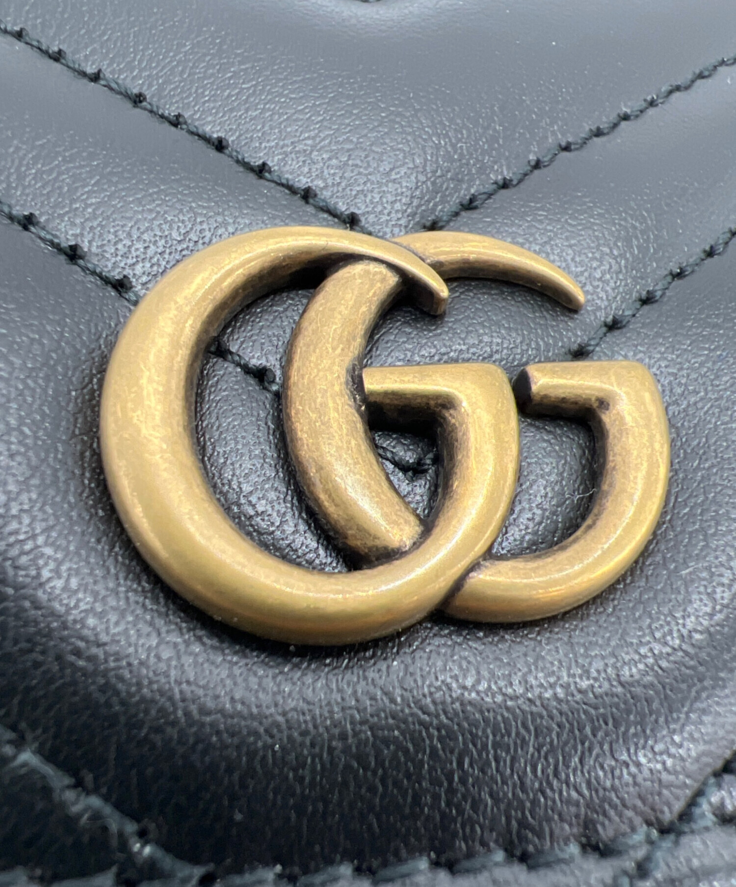 中古・古着通販】GUCCI (グッチ) チェーンショルダーバッグ GG