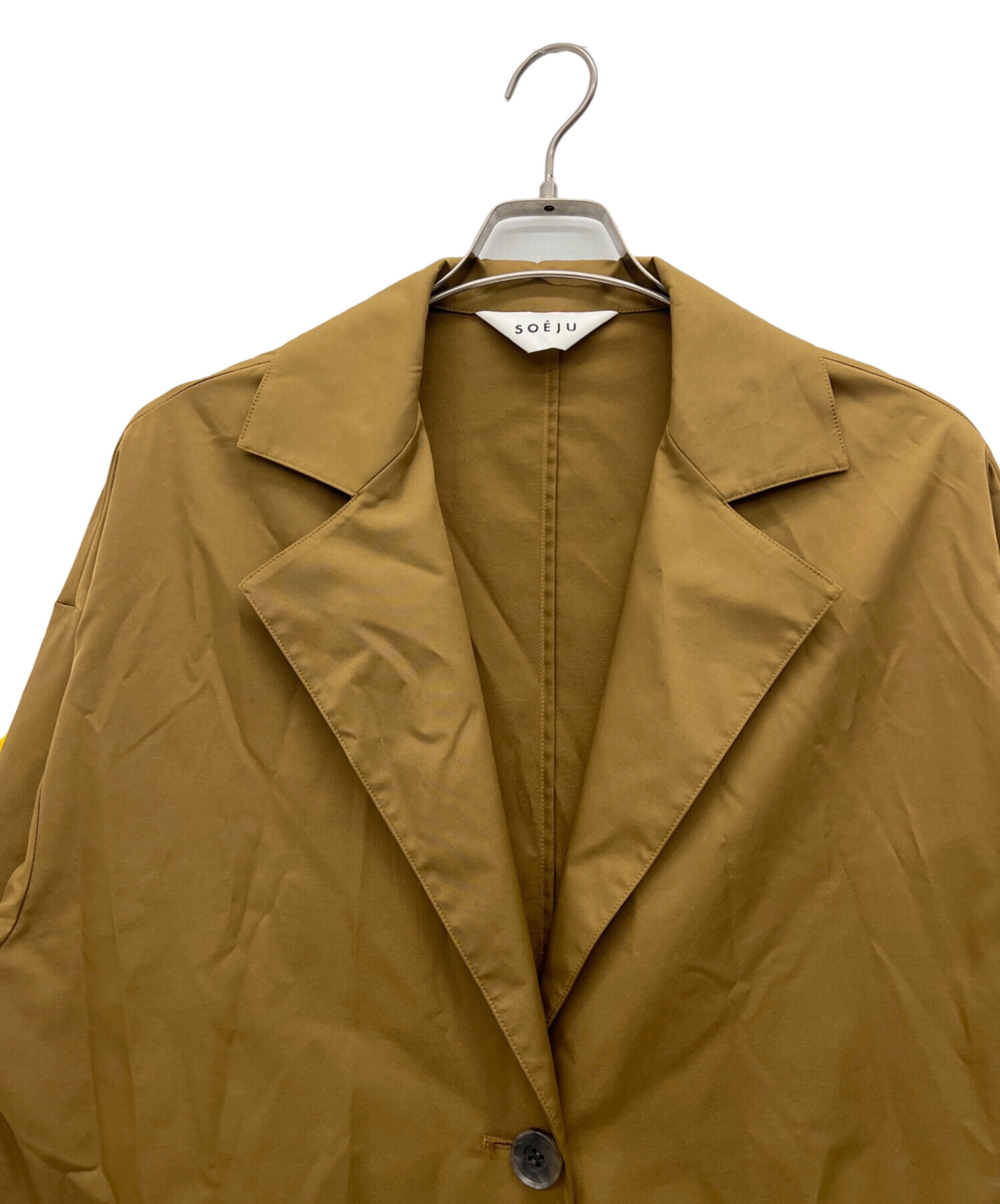中古・古着通販】SOEJU (ソージュ) リモンタパッカブルコート ベージュ