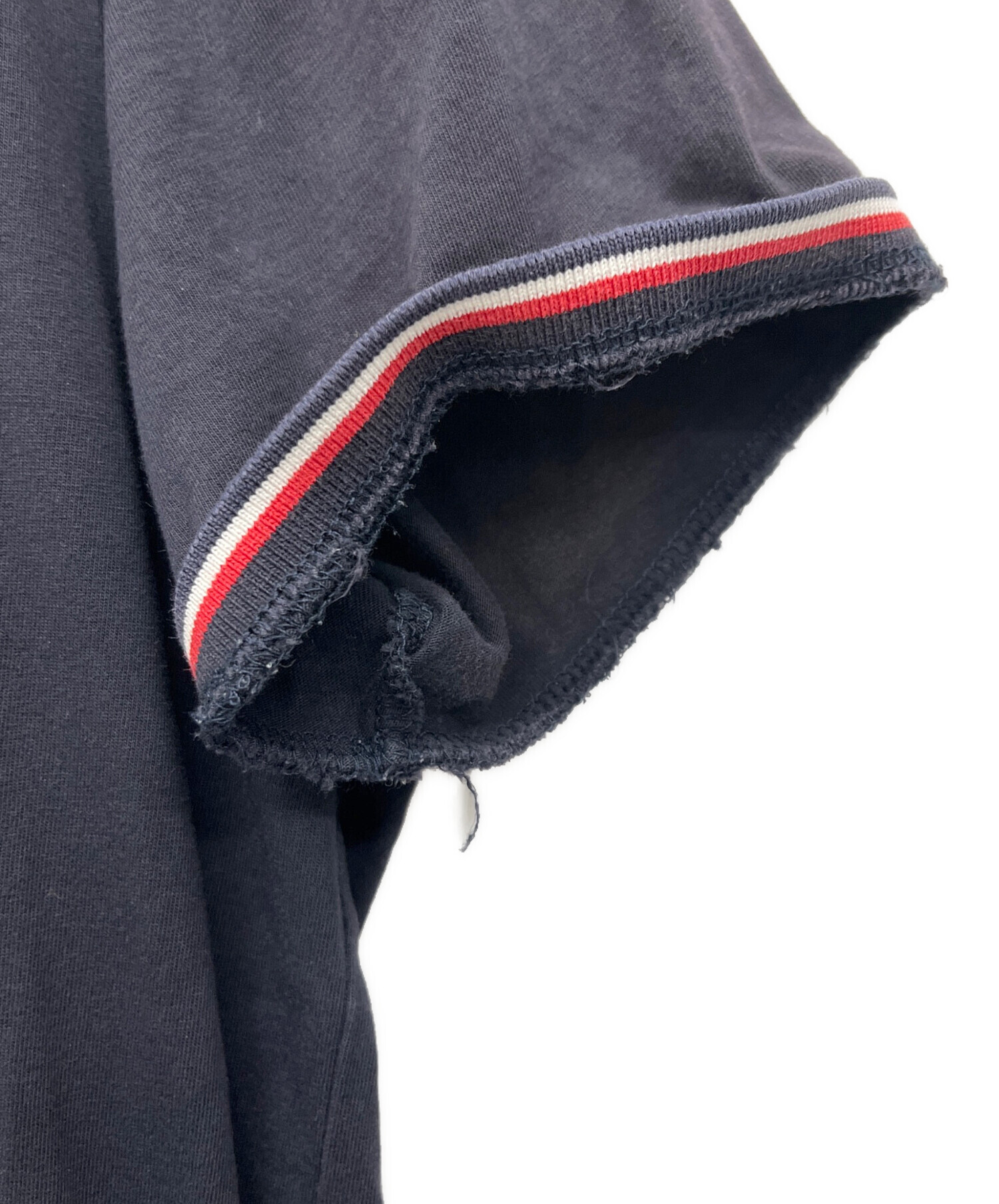 中古・古着通販】MONCLER (モンクレール) Tシャツ ネイビー サイズ:L