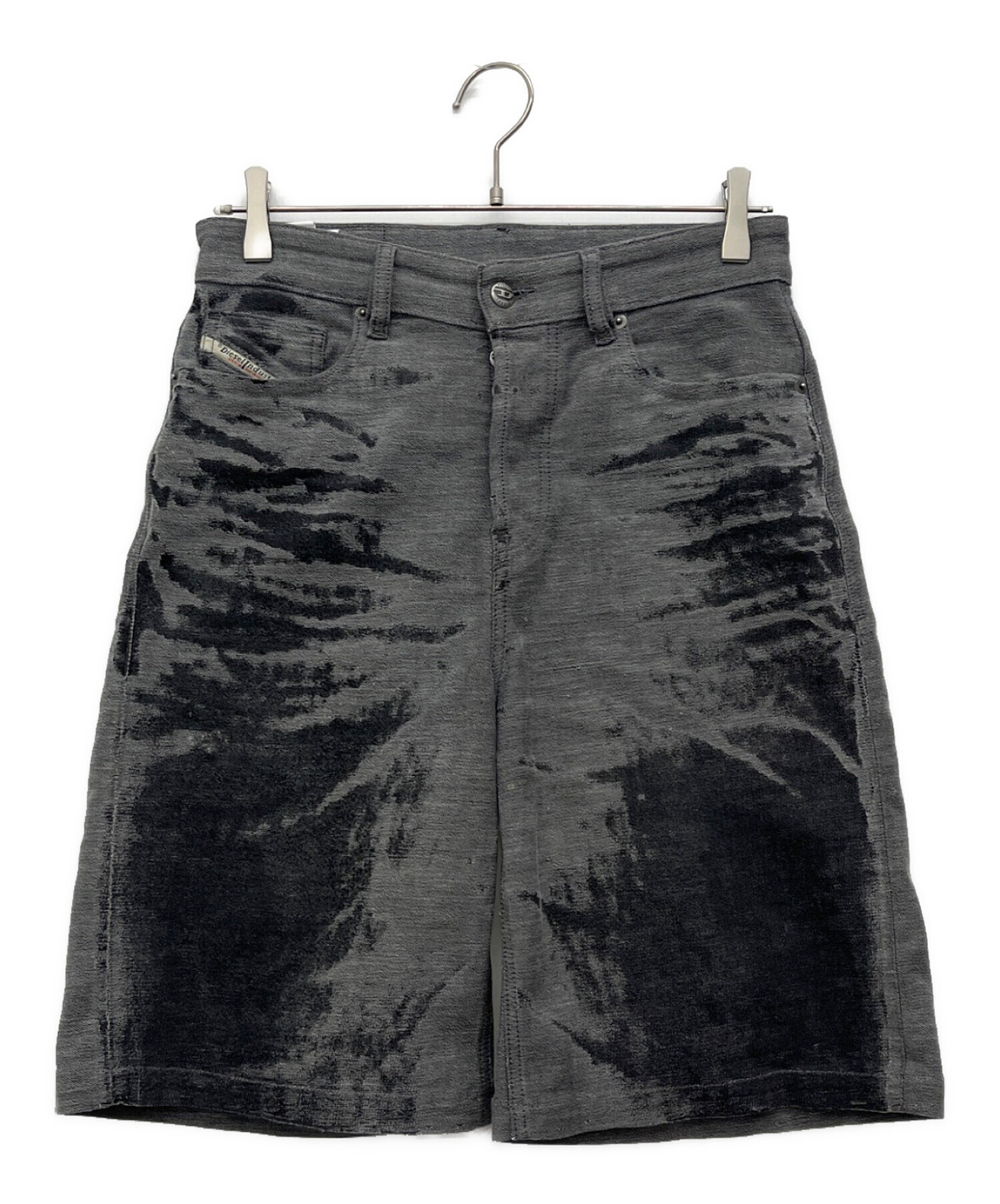 DIESEL DSIRE shorts 黒　レザー風　23インチ 中古・古着通販】DIESEL (ディーゼル) JP-DE SIRE-SHORT グレー サイズ
