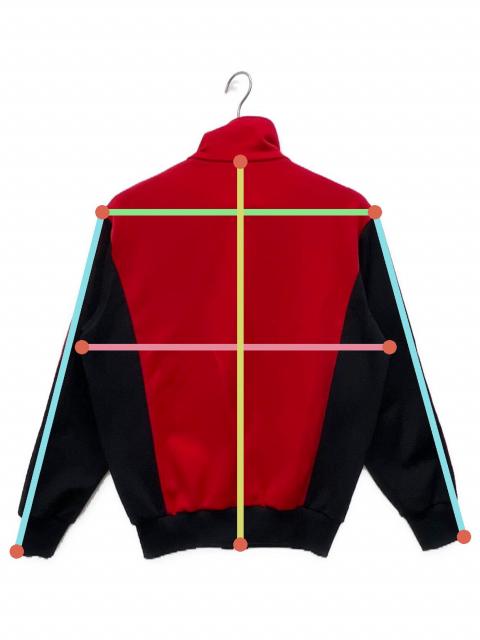 中古・古着通販】adidas (アディダス) トラックジャケット レッド
