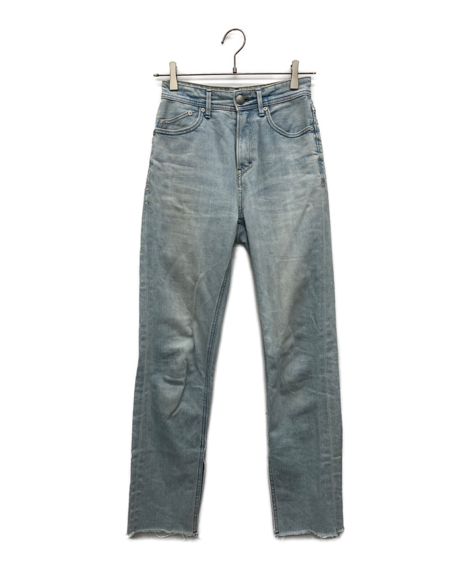 中古・古着通販】YANUK (ヤヌーク) High Waist ANNETTE ブルー サイズ 