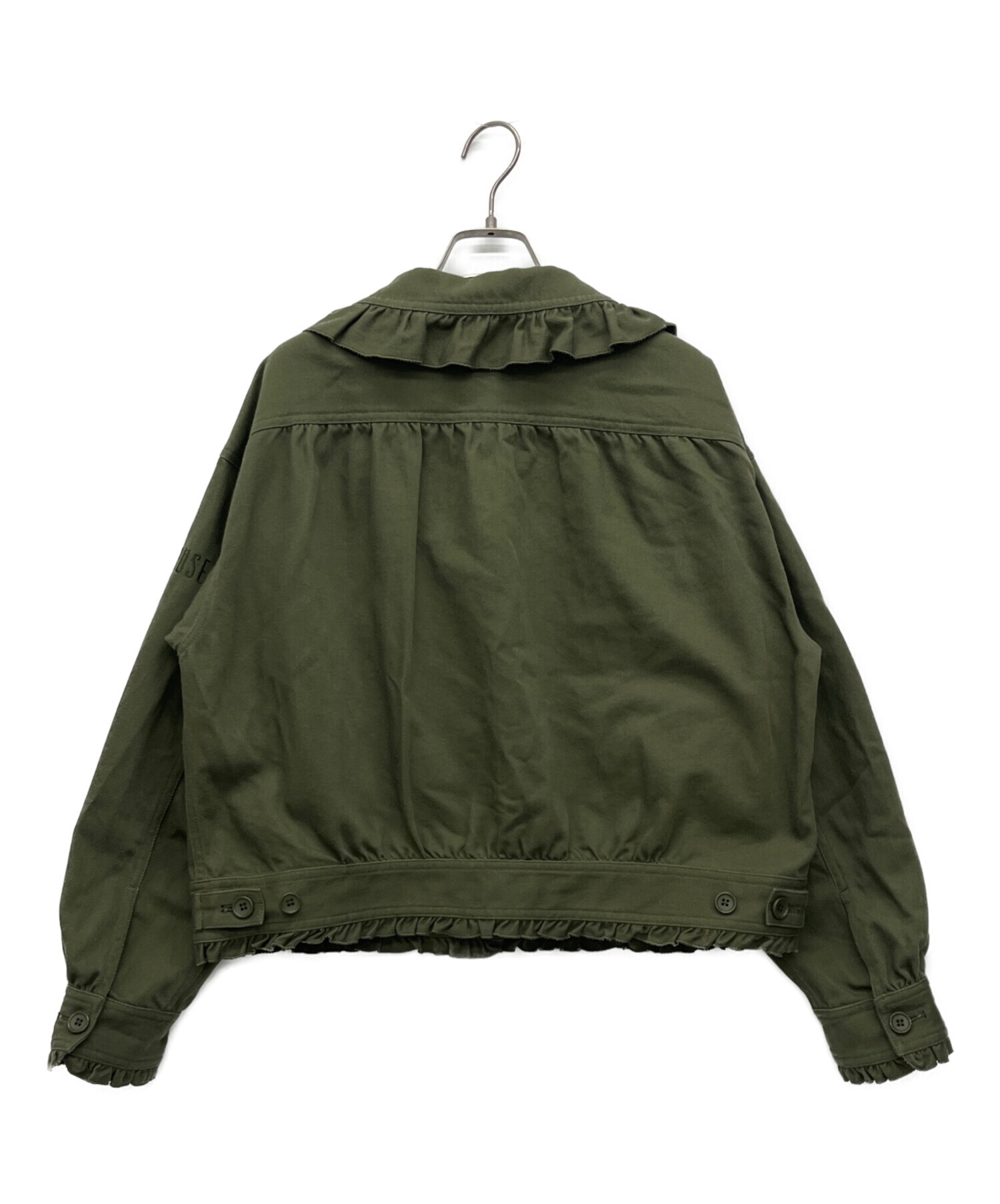 中古・古着通販】PINK HOUSE (ピンクハウス) フリル襟トラッカー
