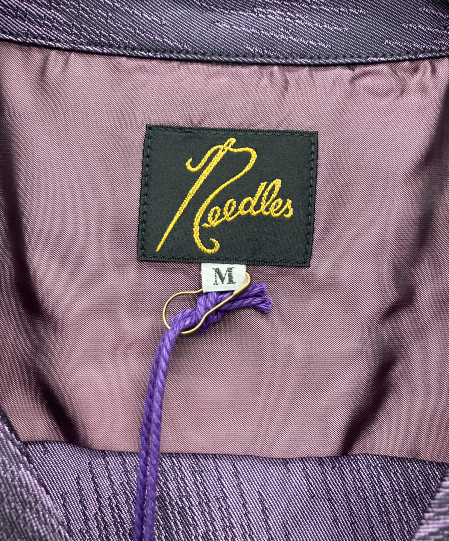中古・古着通販】Needles (ニードルズ) オープンカラーシャツ パープル