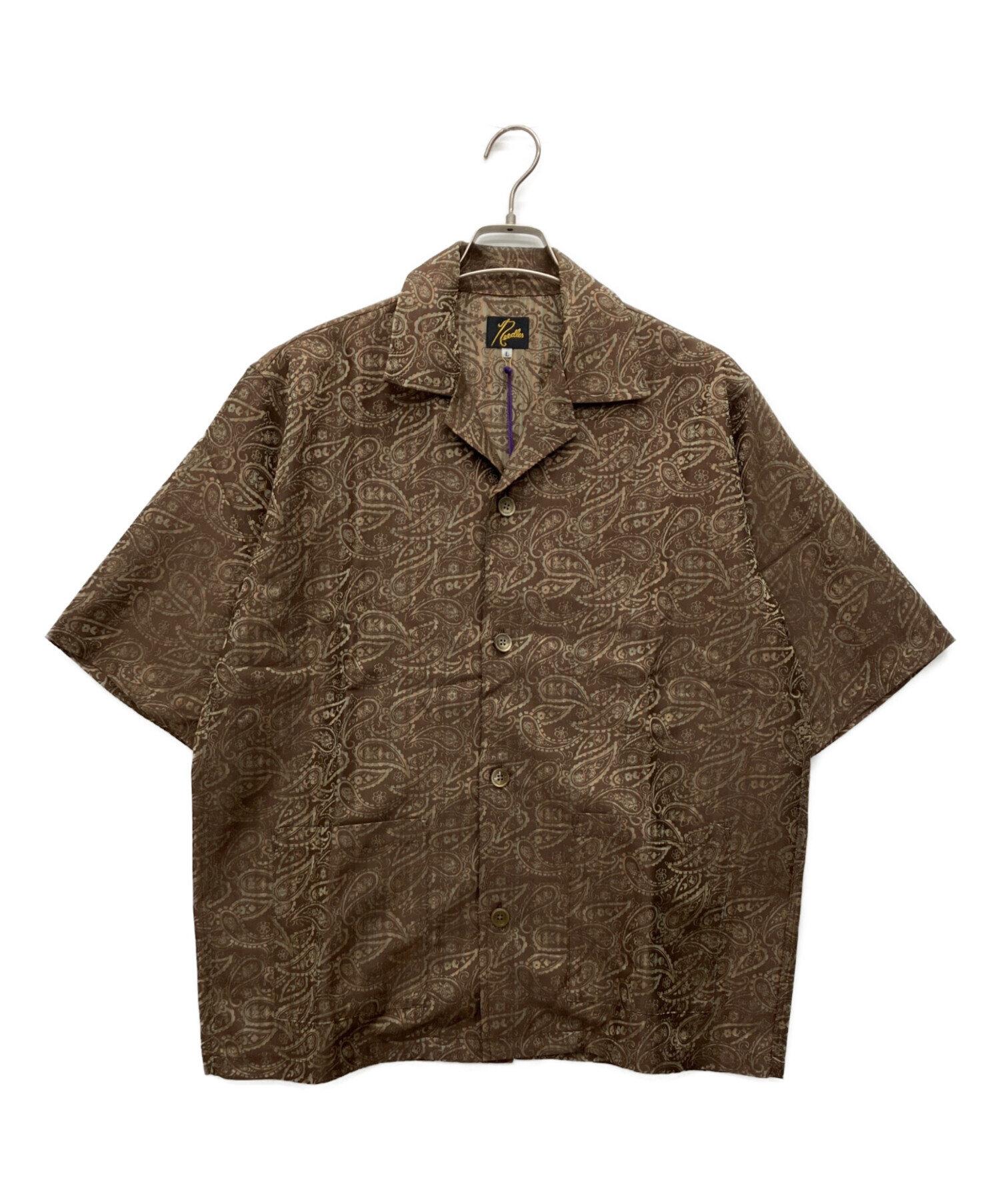 中古・古着通販】Needles (ニードルズ) Cabana Shirt Paisley ブラウン