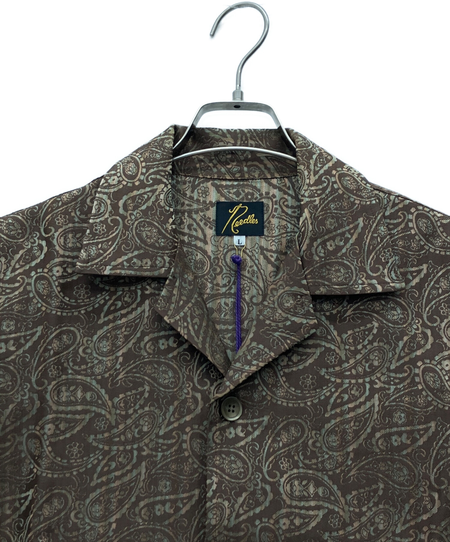中古・古着通販】Needles (ニードルズ) Cabana Shirt Paisley ブラウン