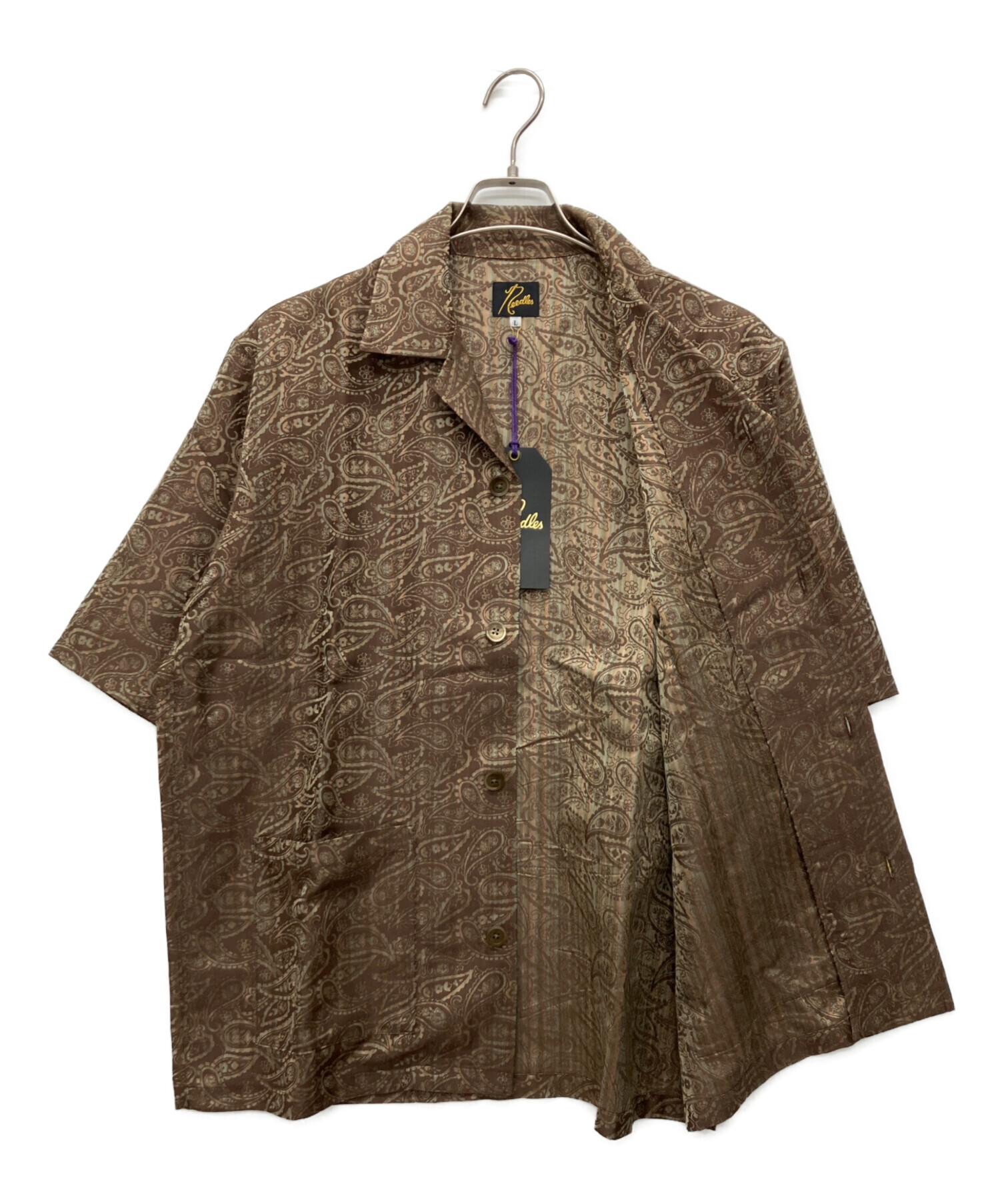 中古・古着通販】Needles (ニードルズ) Cabana Shirt Paisley ブラウン