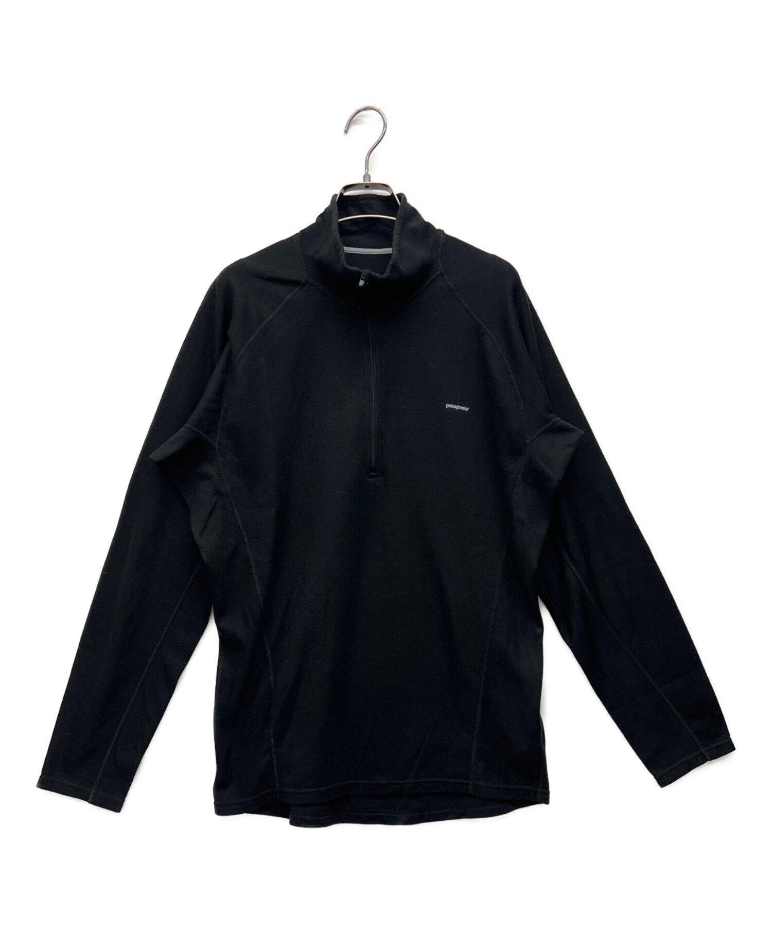 【廃盤】パタゴニア ハーフジップ プルオーバー ダウンセーター 黒 ブラック 中古・古着通販】Patagonia (パタゴニア) ハーフジップ長袖カットソー