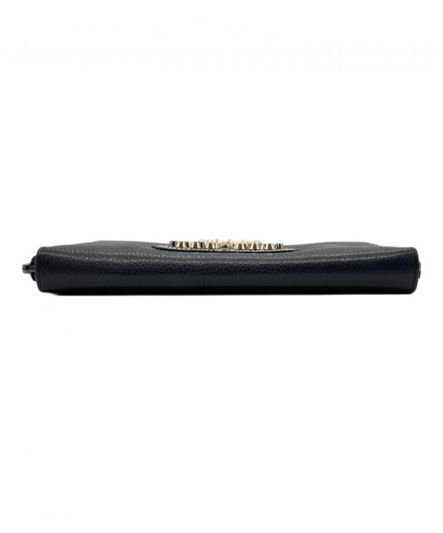 【中古品】クリスチャンルブタン　長財布　ブラック 中古・古着通販】Christian Louboutin (クリスチャン・ルブタン) 長