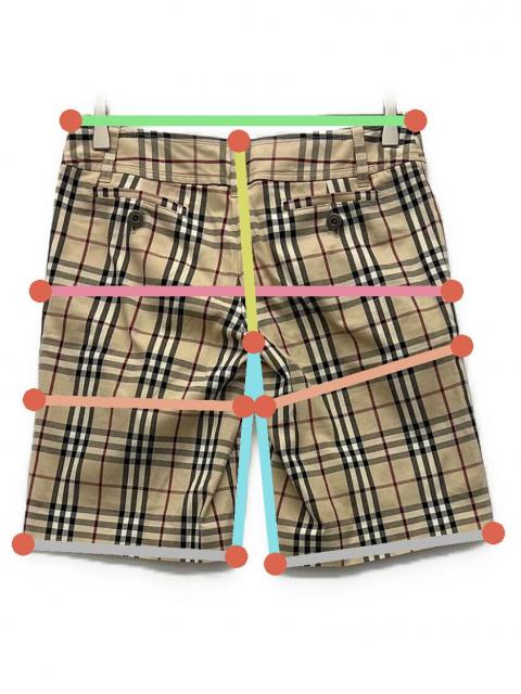BURBERRY BLUE LABEL ギミック ハーフ パンツ 亜熱帯 中古・古着通販】BURBERRY BLUE LABEL (バーバリー ブルー レーベル