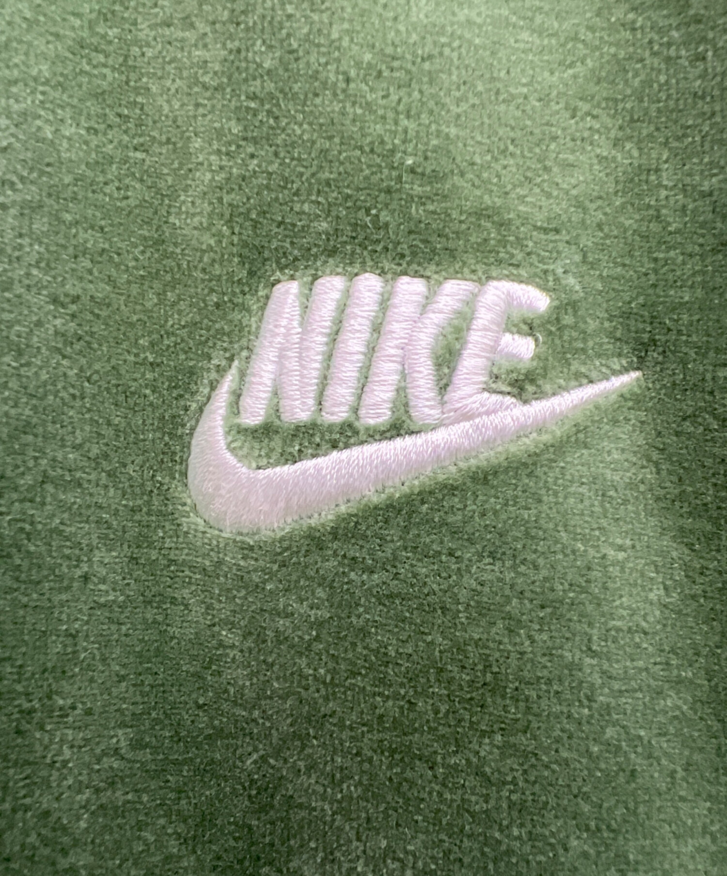 中古・古着通販】NIKE (ナイキ) ベロアトラックジャケット グリーン 
