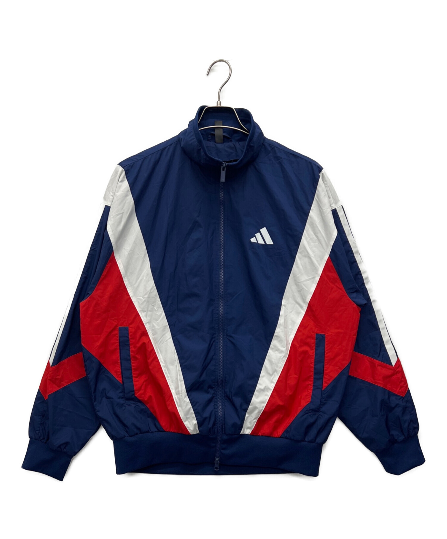 中古・古着通販】adidas (アディダス) ナイロンジャケット ブルー