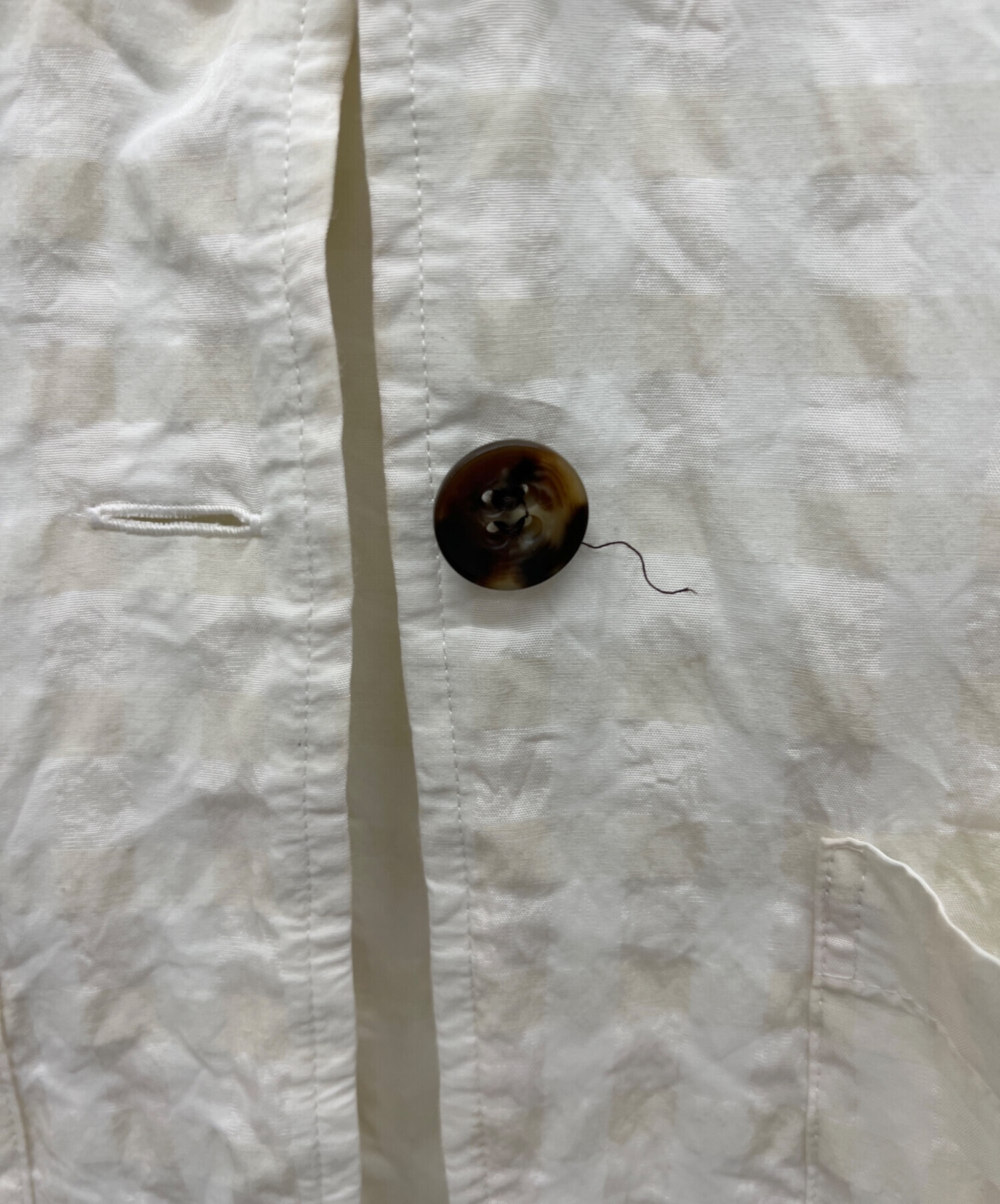 中古・古着通販】CLANE (クラネ) 半袖シャツ アイボリー サイズ:1 