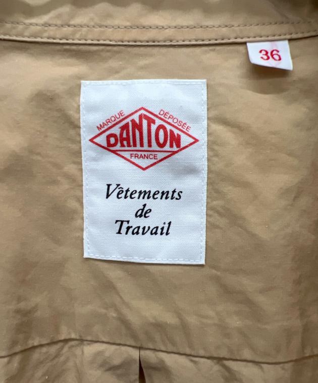 中古・古着通販】DANTON (ダントン) 半袖ワンピース ベージュ サイズ