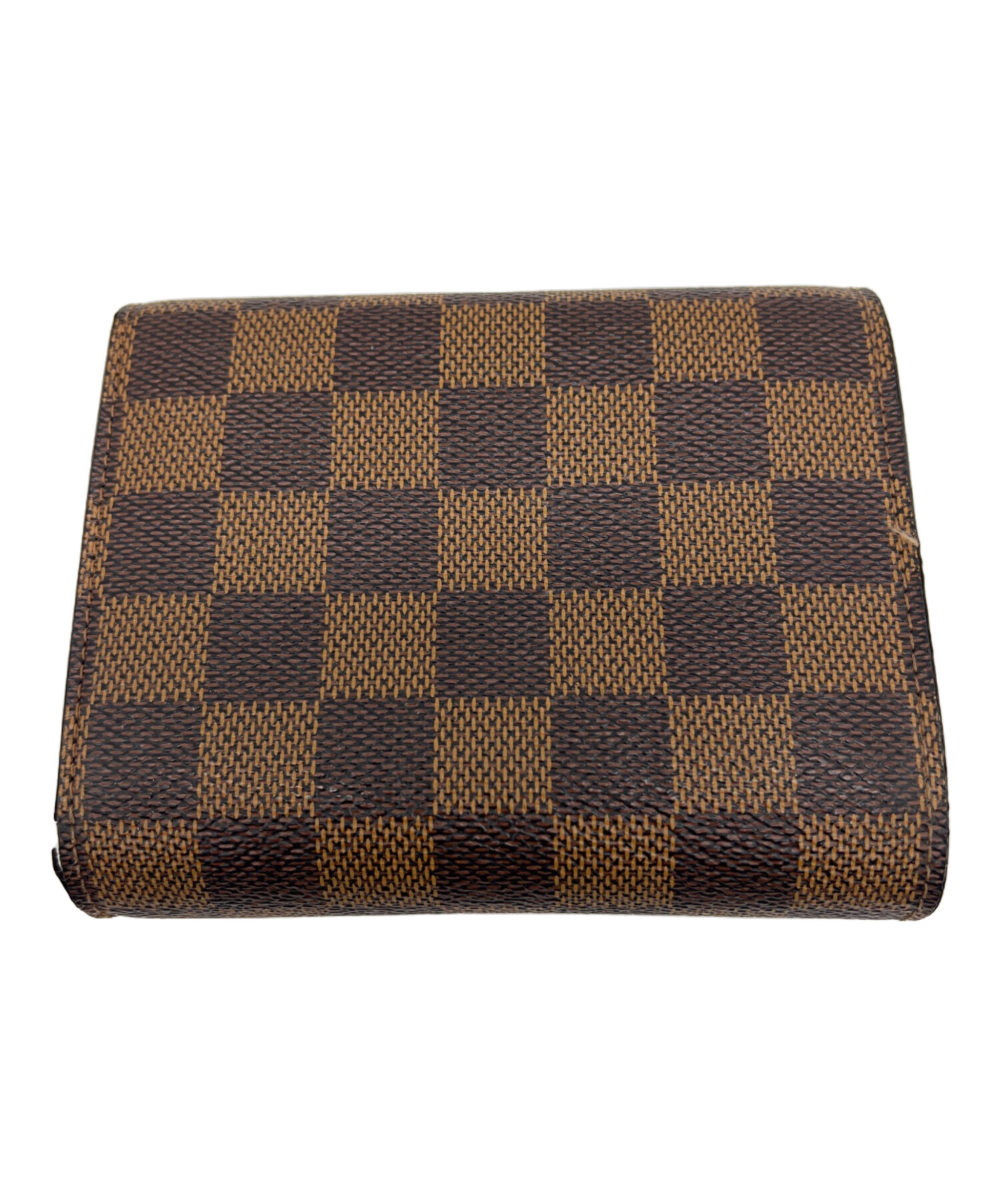 【中古】Louis Vuitton ポルトフォイユ・ゾエ　三つ折り財布 ブラウン 中古・古着通販】LOUIS VUITTON (ルイ ヴィトン) 3つ折り財布