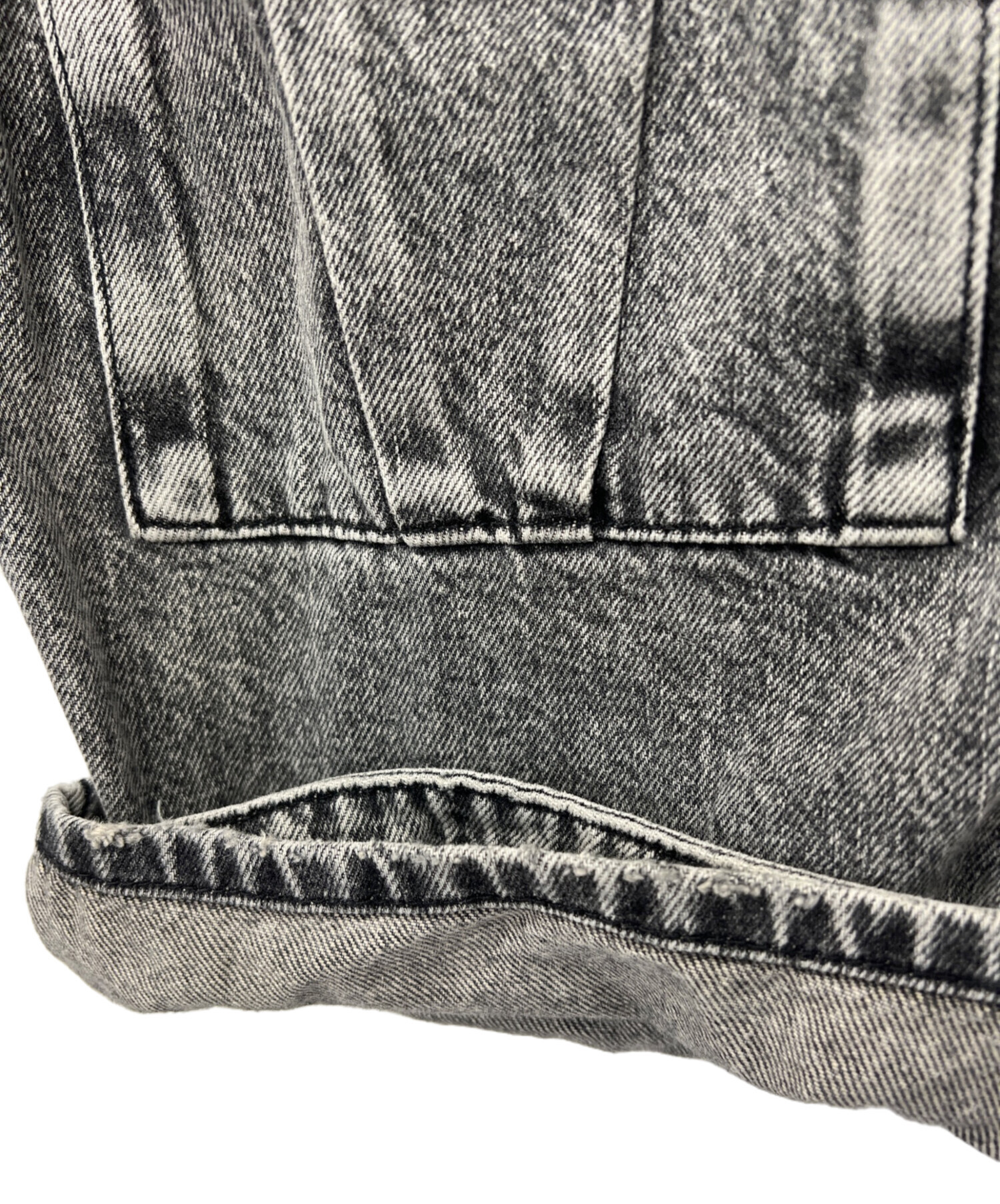中古・古着通販】ZARA (ザラ) デニムカーゴパンツ ブラック サイズ:44