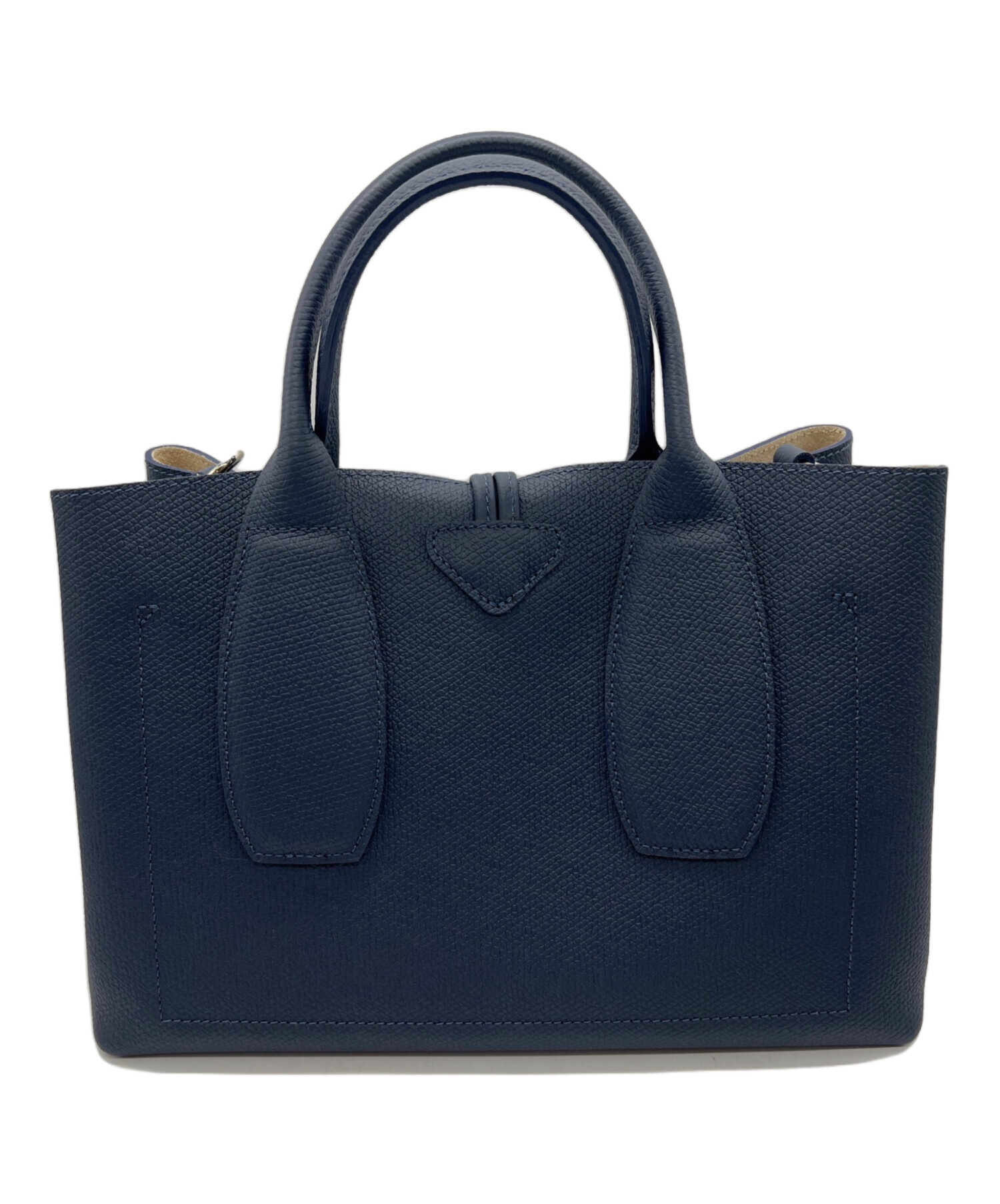 中古・古着通販】LONGCHAMP (ロンシャン) トップハンドル ロゾ Mサイズ