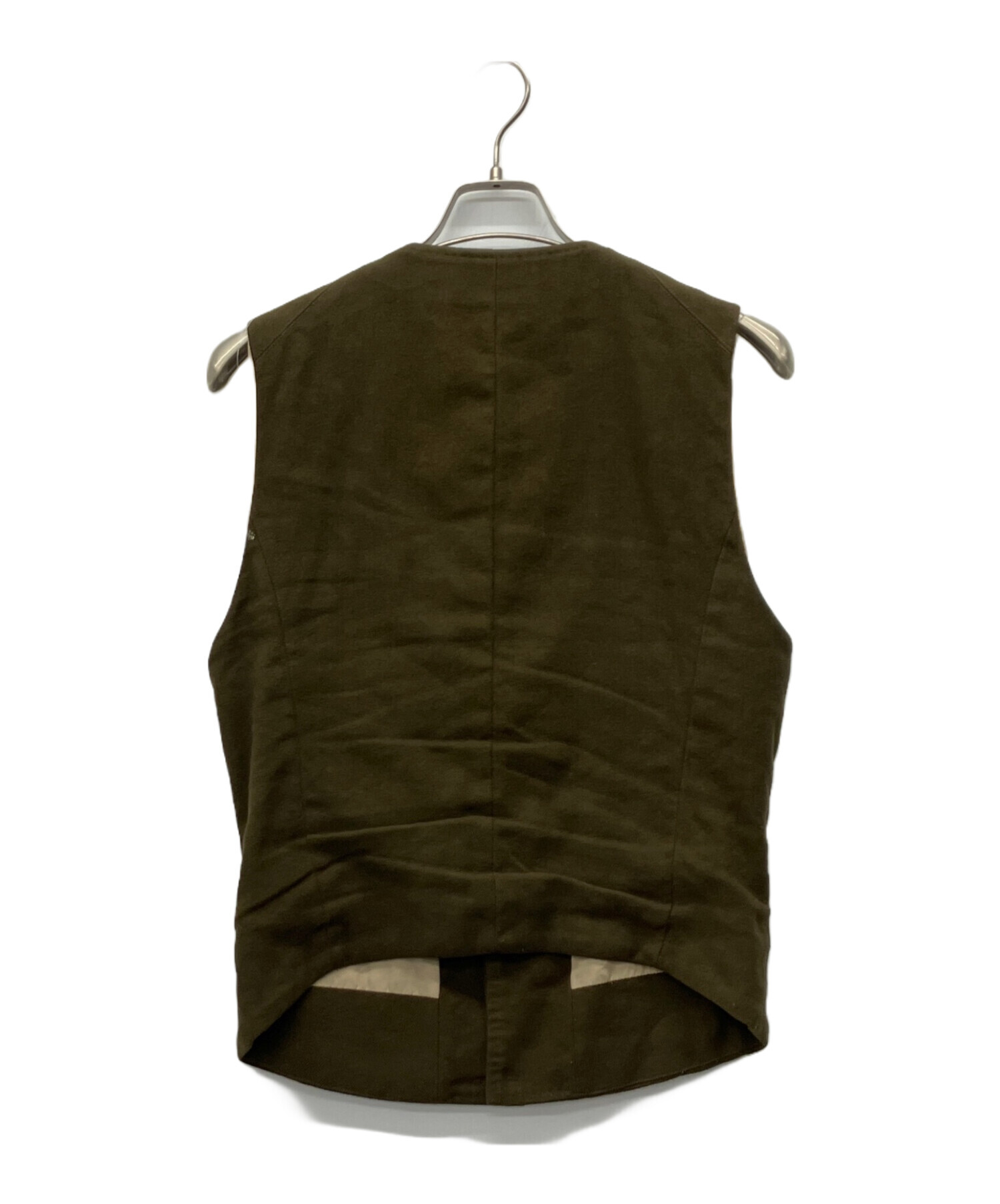 中古・古着通販】HELMUT LANG (ヘルムートラング) ベスト カーキ