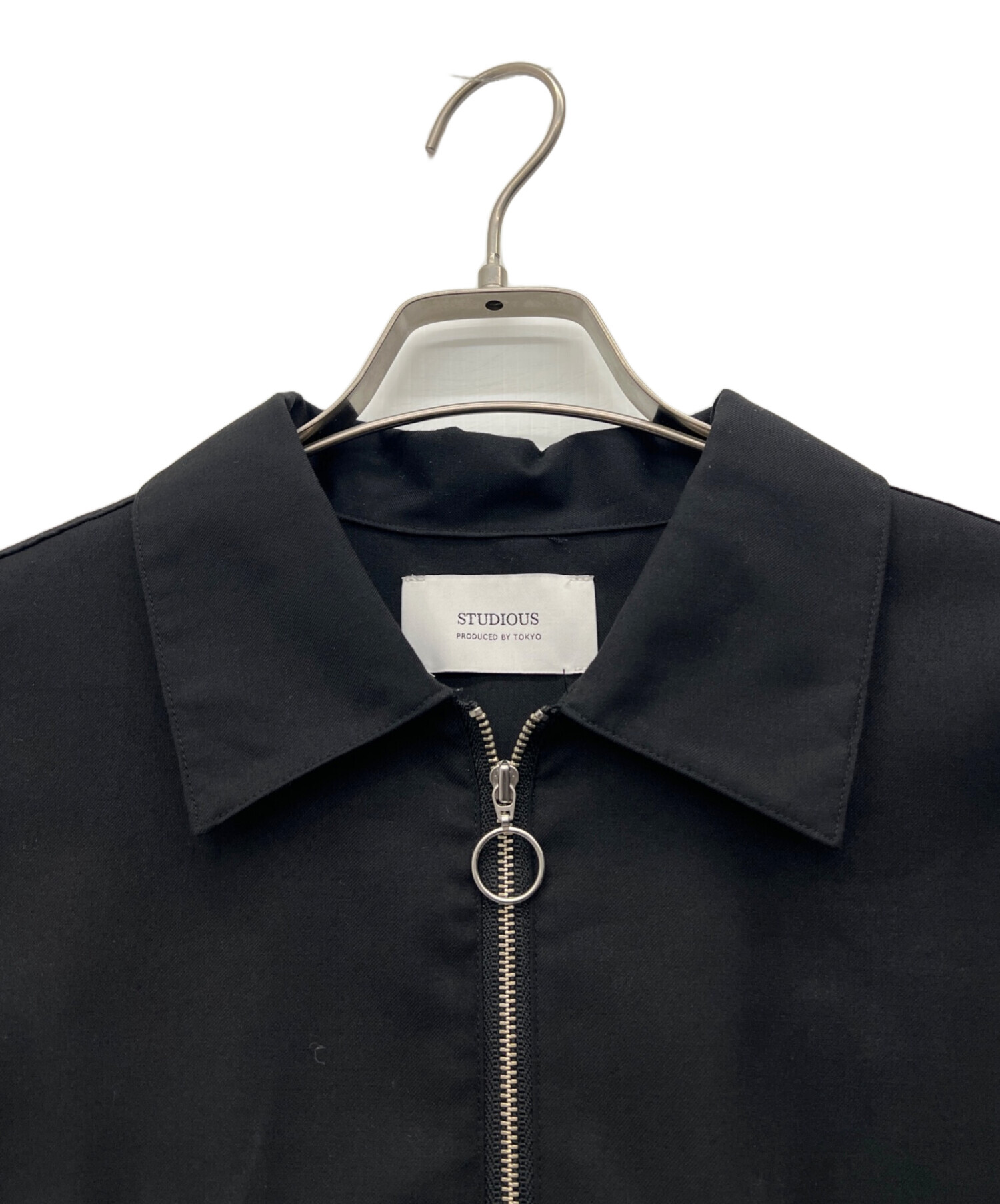 中古・古着通販】STUDIOUS (ステュディオス) ハーフジップシャツ 