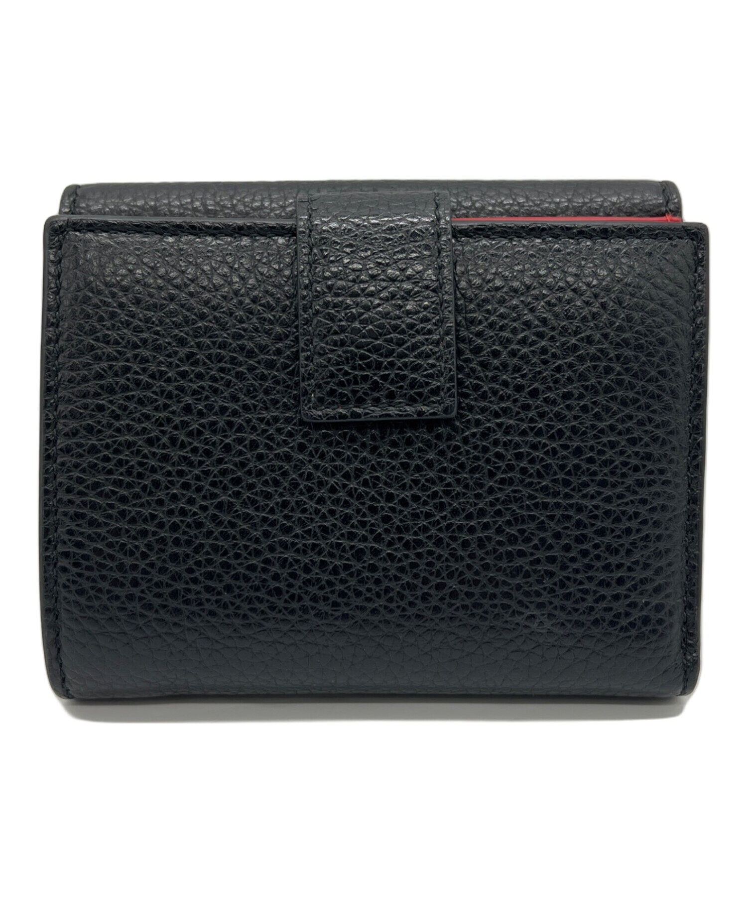 【未使用】Salvatore Ferragamo フェラガモ　二つ折り財布 中古・古着通販】Ferragamo (フェラガモ) 2つ折り財布 ブラック×レッド