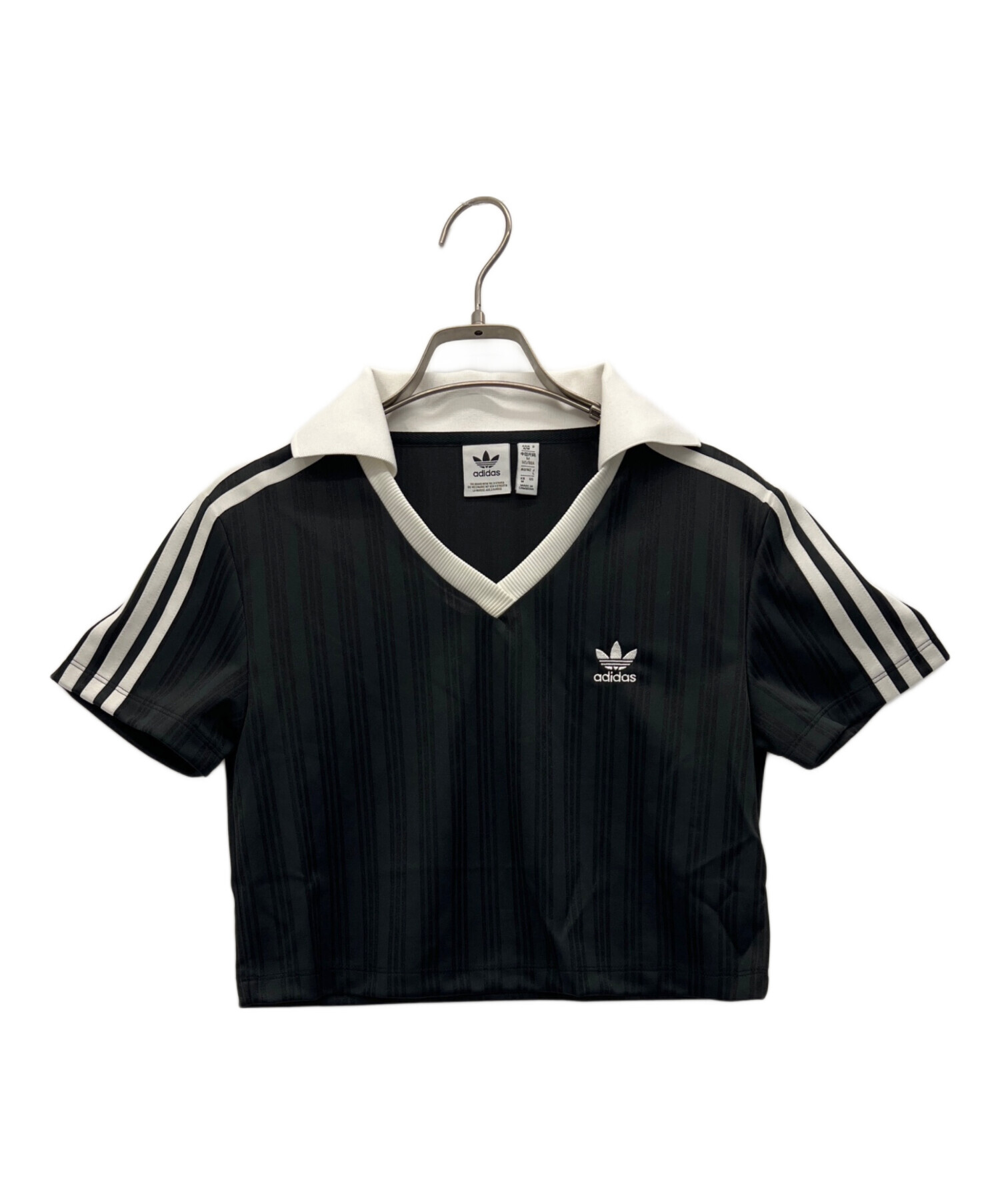 中古・古着通販】adidas (アディダス) ポロシャツ ブラック サイズ:L