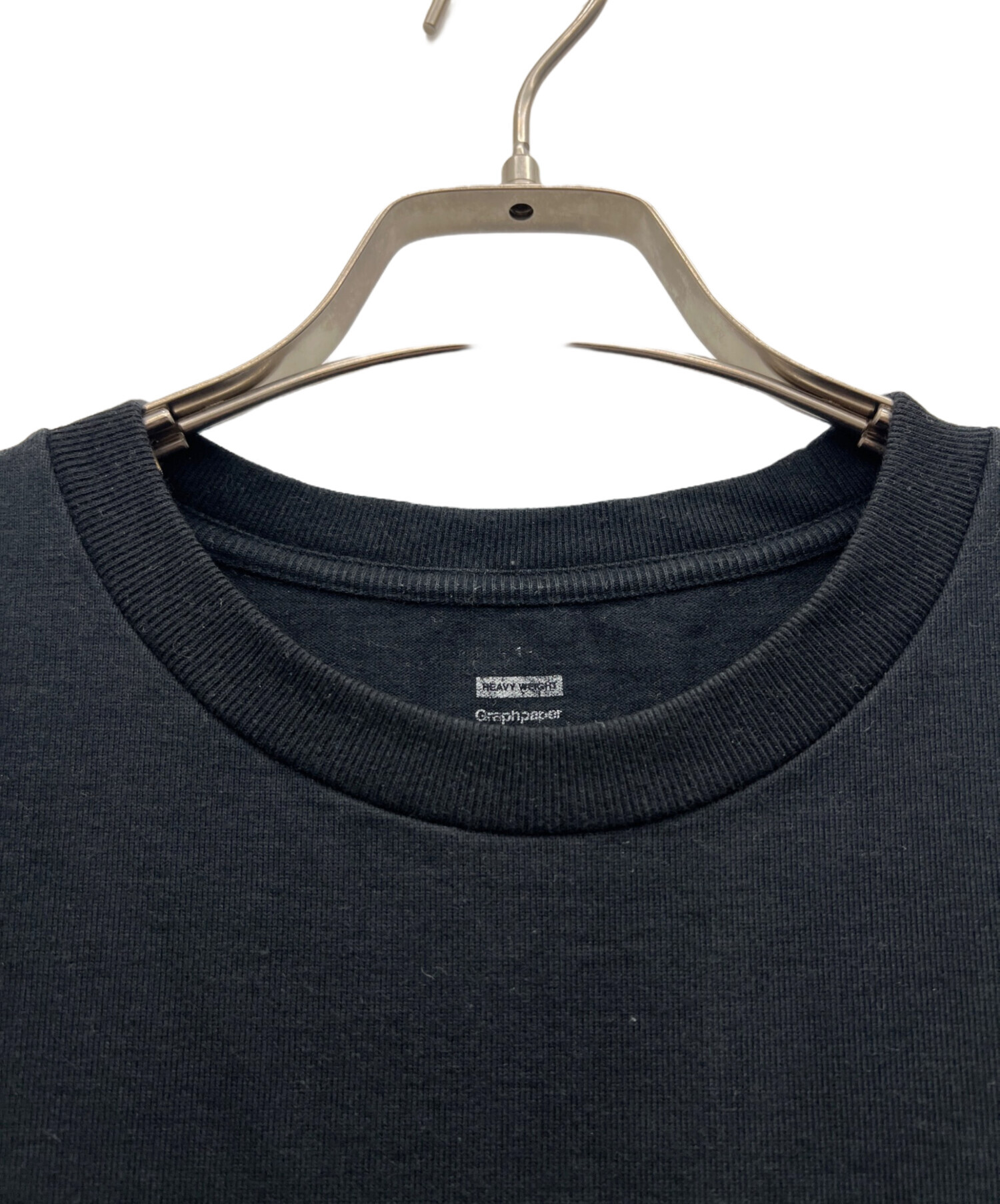 中古・古着通販】Graphpaper (グラフペーパー) 半袖Tシャツ ブラック