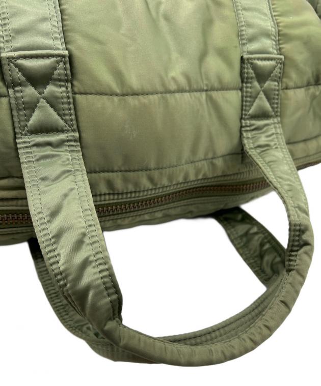 中古・古着通販】PORTER (ポーター) ミニボストンバッグ グリーン