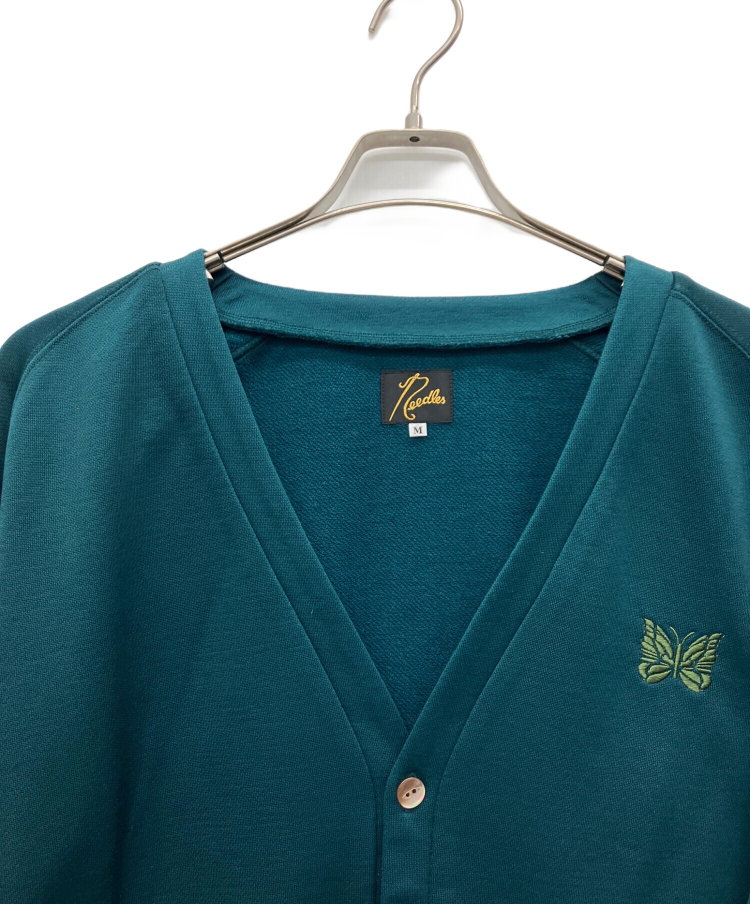 中古・古着通販】Needles (ニードルズ) V Neck Cardigan - C/PE Bright