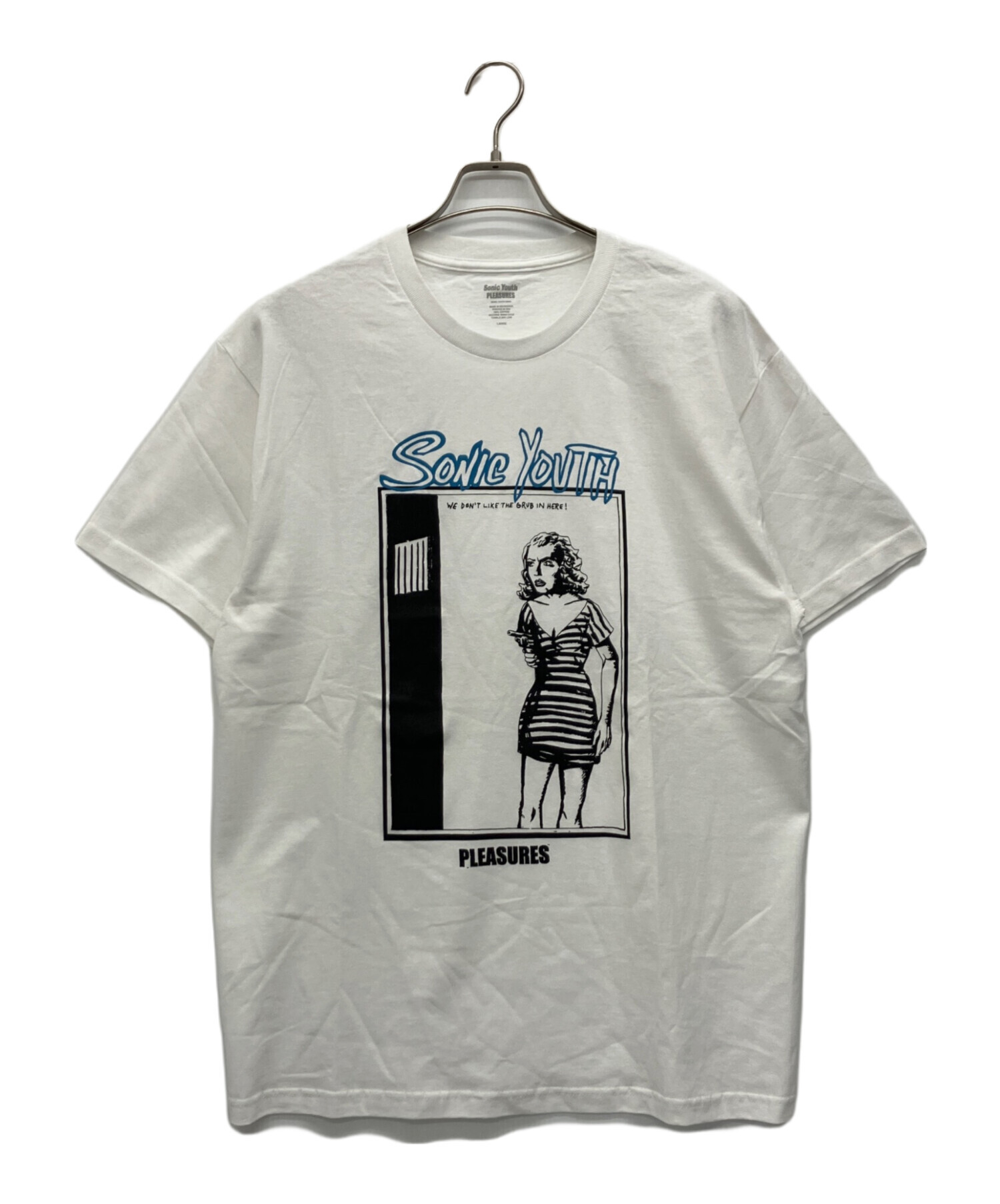 中古・古着通販】SONIC YOUTH (ソニックユース) 半袖Tシャツ ホワイト