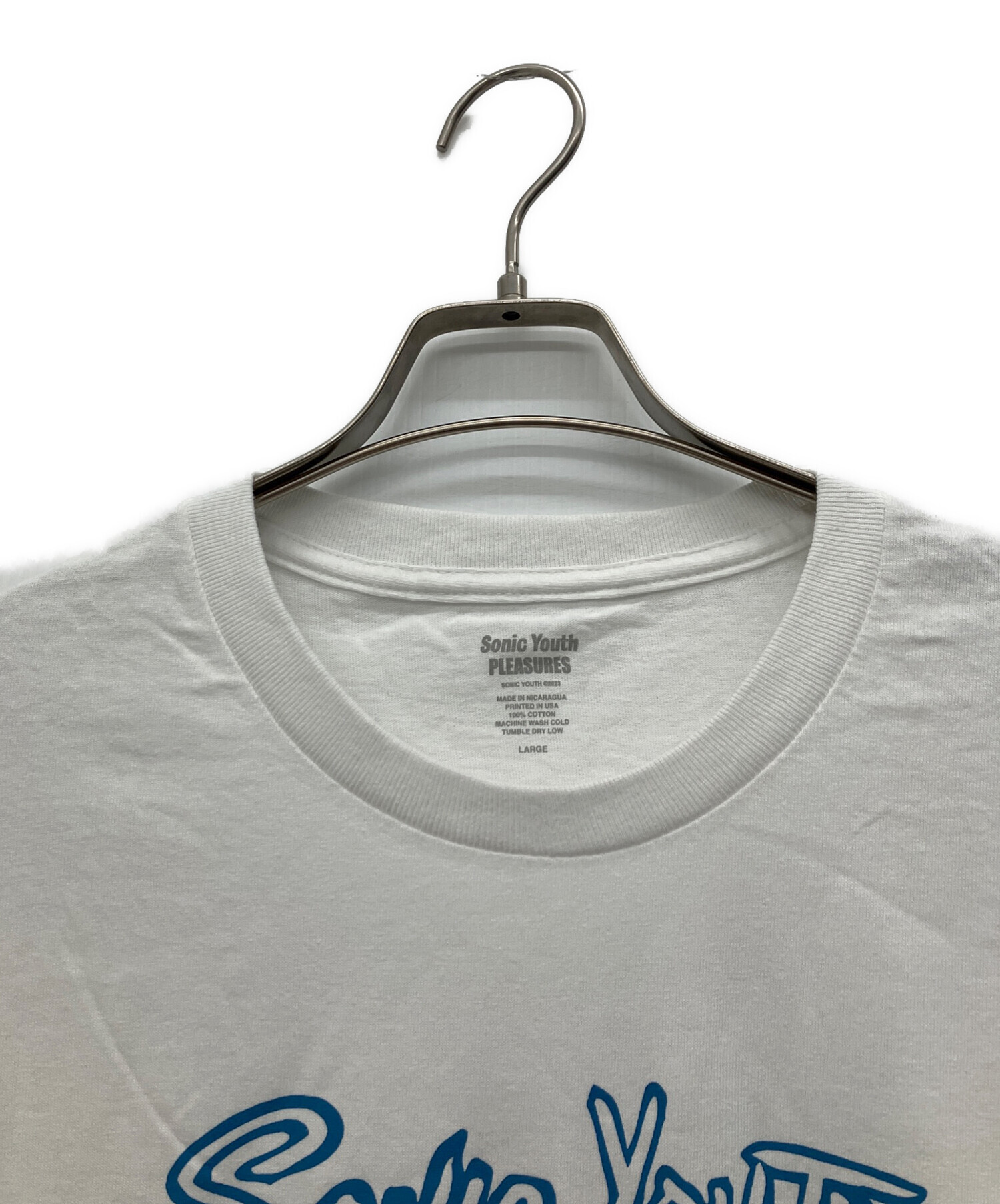 SONIC YOUTH ヴィンテージTシャツ Lサイズ 中古・古着通販】SONIC YOUTH (ソニックユース) 半袖Tシャツ ホワイト