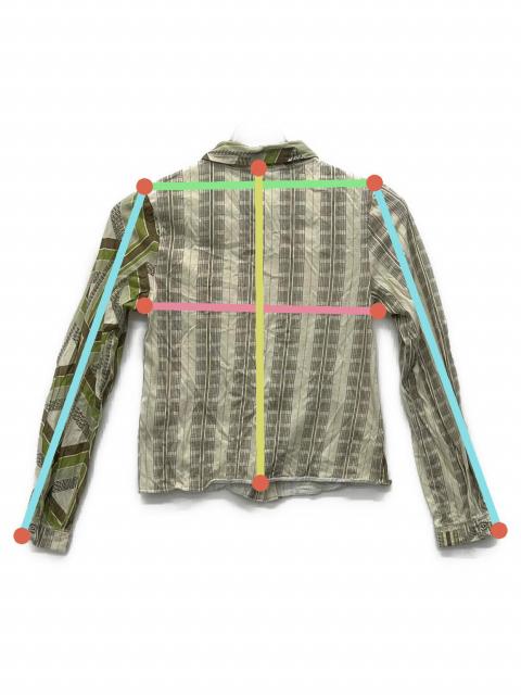 中古・古着通販】mister it (ミスターイット) 長袖シャツ グリーン
