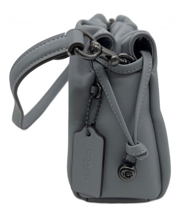中古・古着通販】COACH (コーチ) ショルダーバッグ スカイブルー
