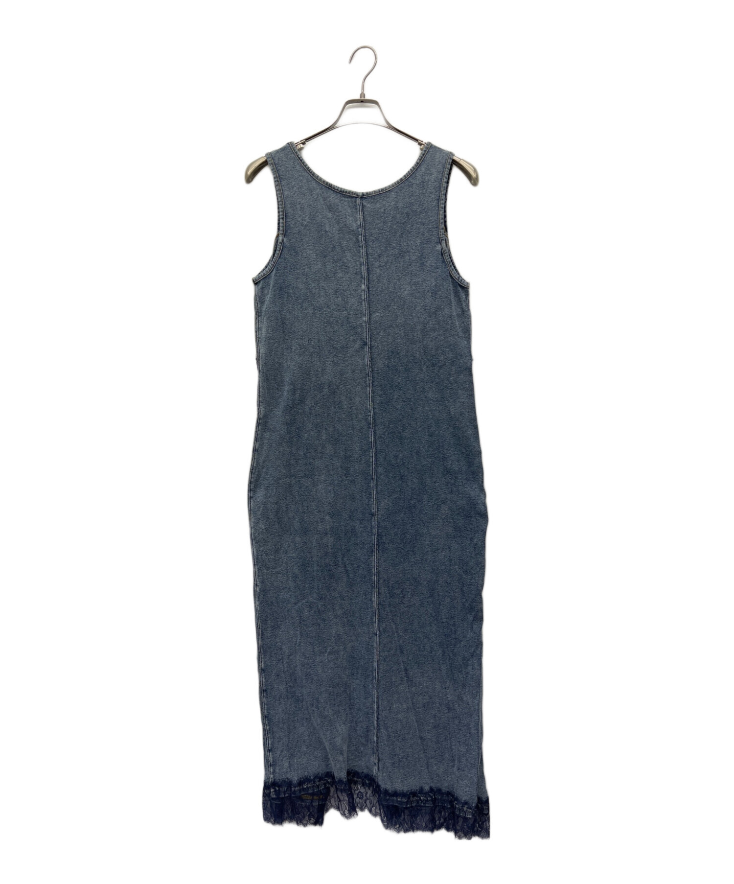 中古・古着通販】Ameri (アメリ) MEDI 2WAY DENIM LIKE LACE DOCKING