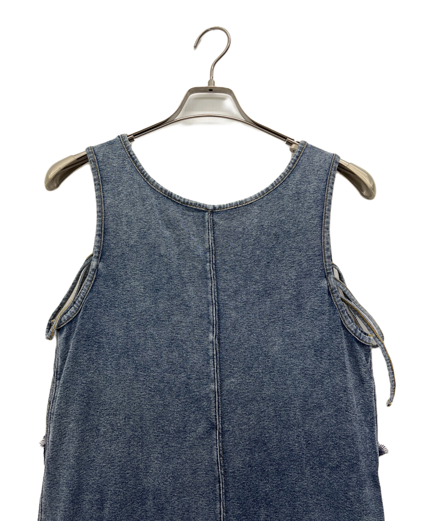 中古・古着通販】Ameri (アメリ) MEDI 2WAY DENIM LIKE LACE DOCKING
