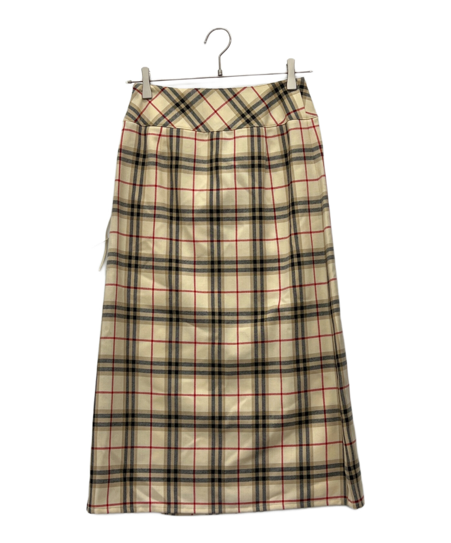 ベージュ フレアスカート バーバリーブルーレーベル36未使用 中古・古着通販】BURBERRY BLUE LABEL (バーバリー ブルー レーベル