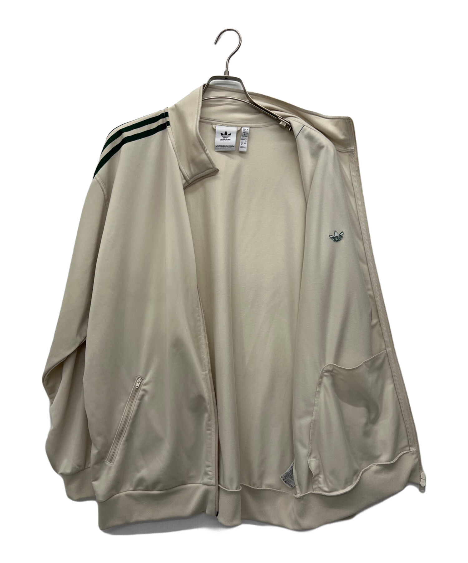 中古・古着通販】adidas (アディダス) トラックジャケット ベージュ