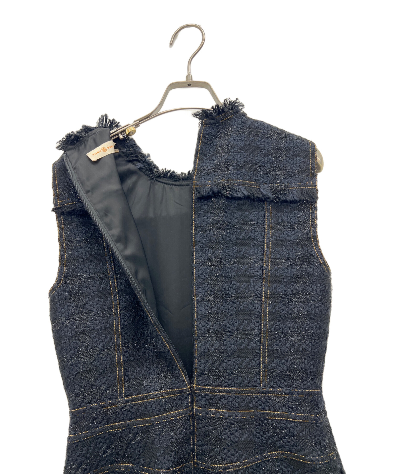 TORY BURCH ノースリーブ 　ビィトンジャケット　トリーバーチワンピース TORY BURCH ノースリーブ ビィトンジャケット トリーバーチワンピース
