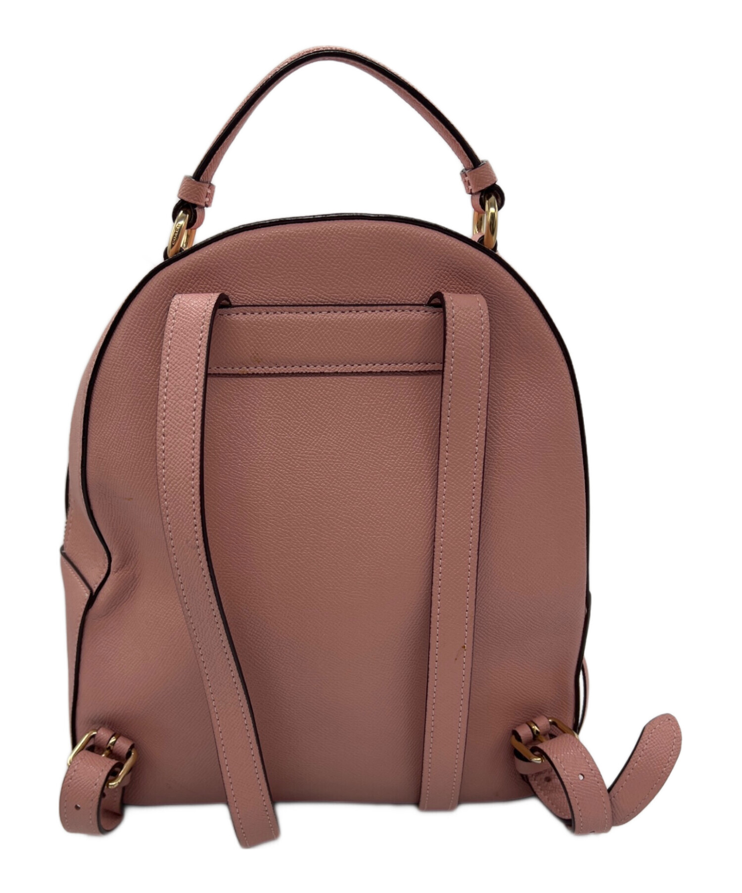 【極美品】COACHコーチ リュック ビリー ペブルドレザー ピンクバッグパック 極美品】COACHコーチ リュック ビリー ペブルドレザー ピンクバッグ