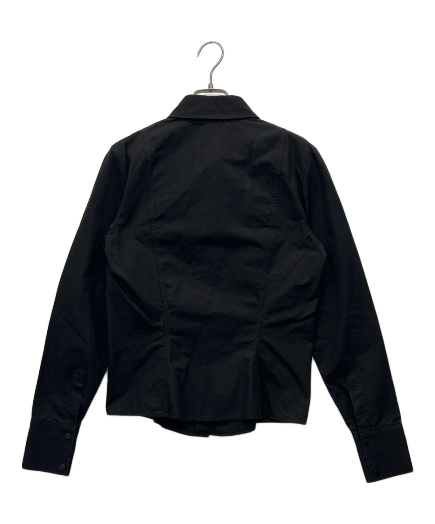 中古・古着通販】GUCCI (グッチ) 長袖シャツ ブラック サイズ:40