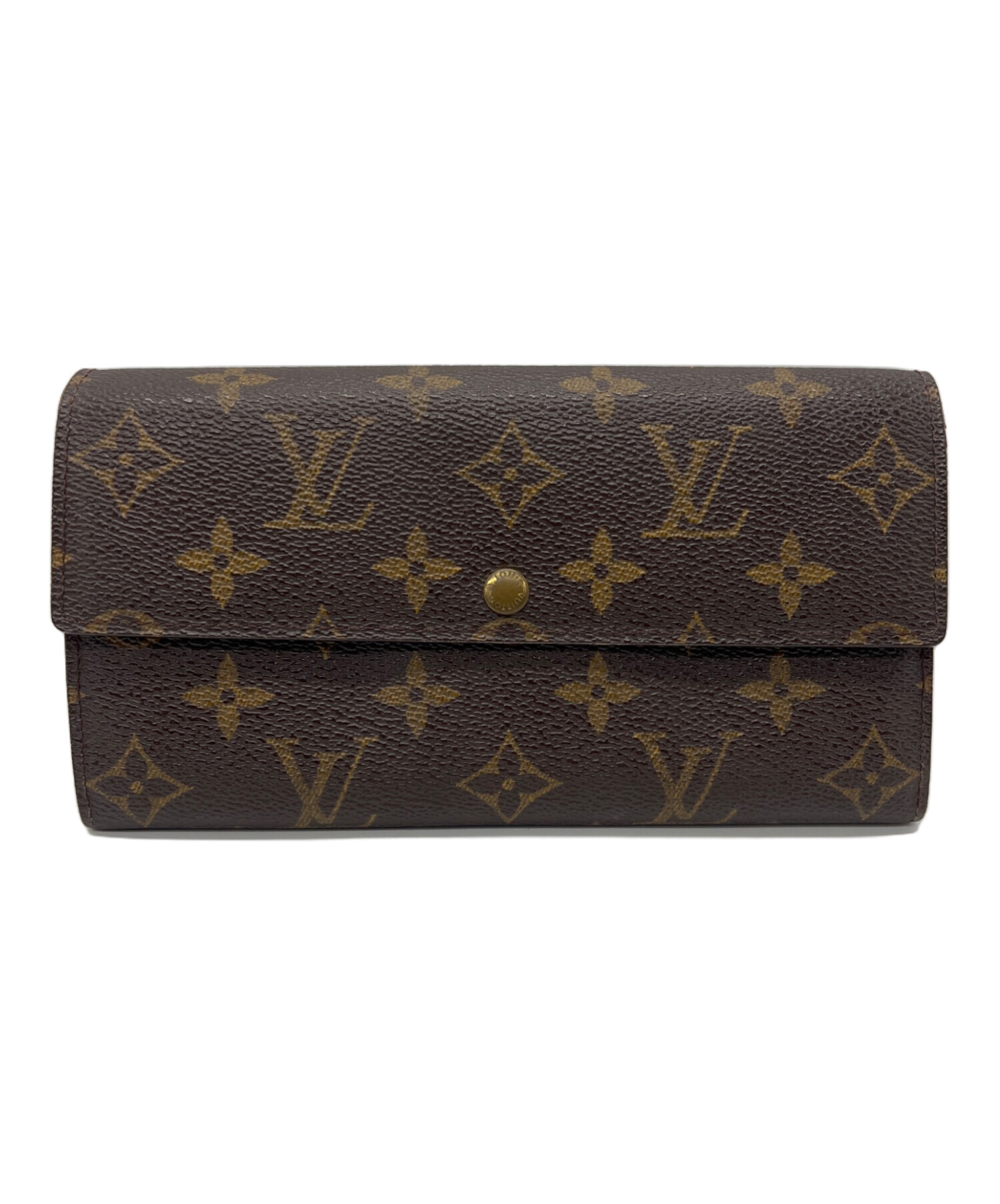 モノグラム ルイヴィトン 長財布 ポルトフォイユ LOUIS VUITTON LOUIS
